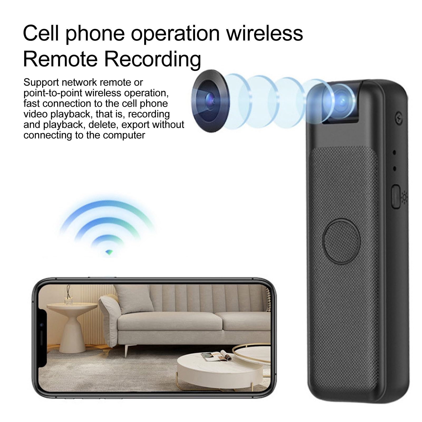 1080P HD Mini Body Camera with 32GB Storage, Clip-On Wearable Camera with Night Vision - Compact Personal Security Camera for Cycling, Home, Office & Outdoor Activities