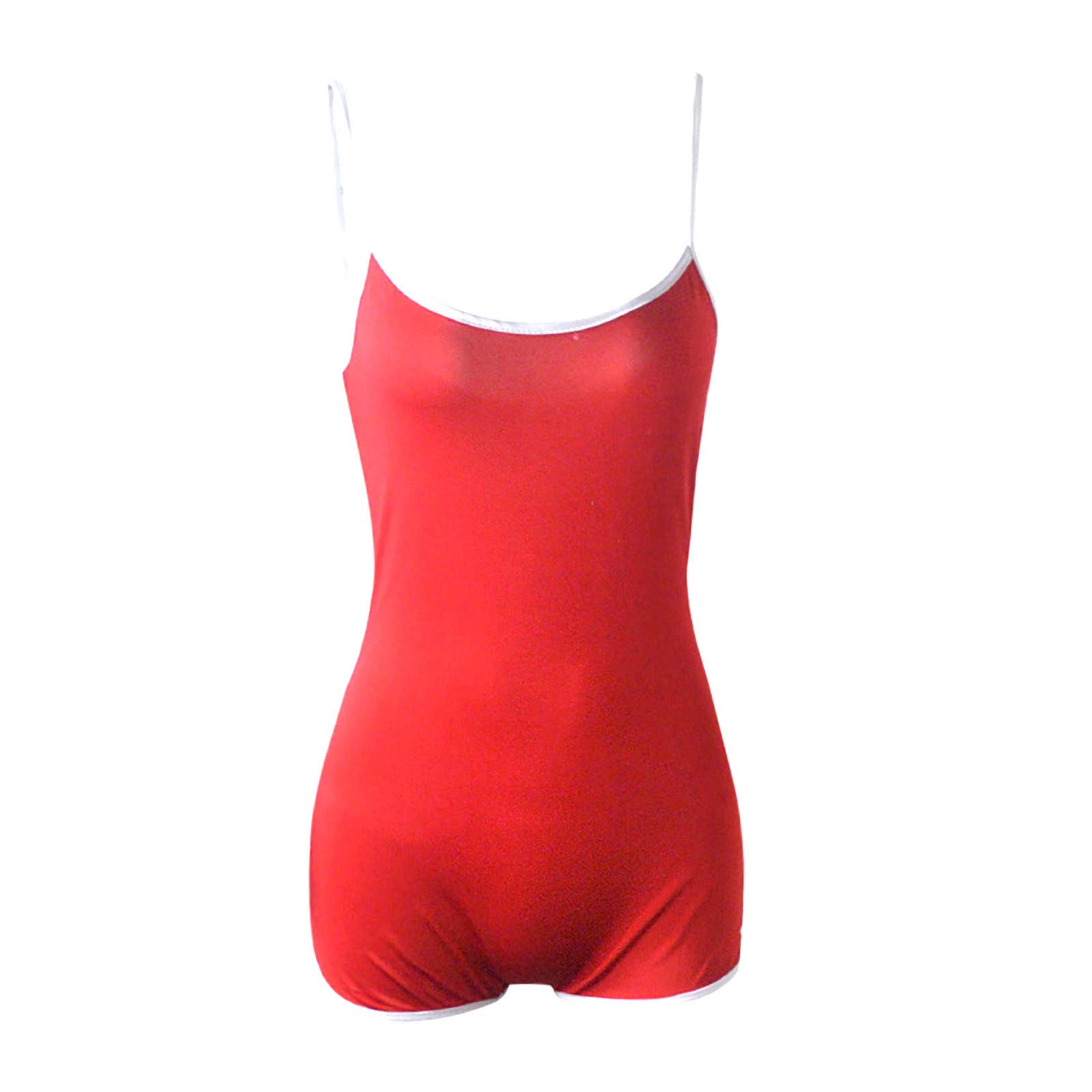 Pompotops Women's Sexy Sleeveless Jumpsuit - Slim Fit Shorts Romper with Sling Design | Perfect for Summer Outfits, Beach Vacations & Night Out Parties