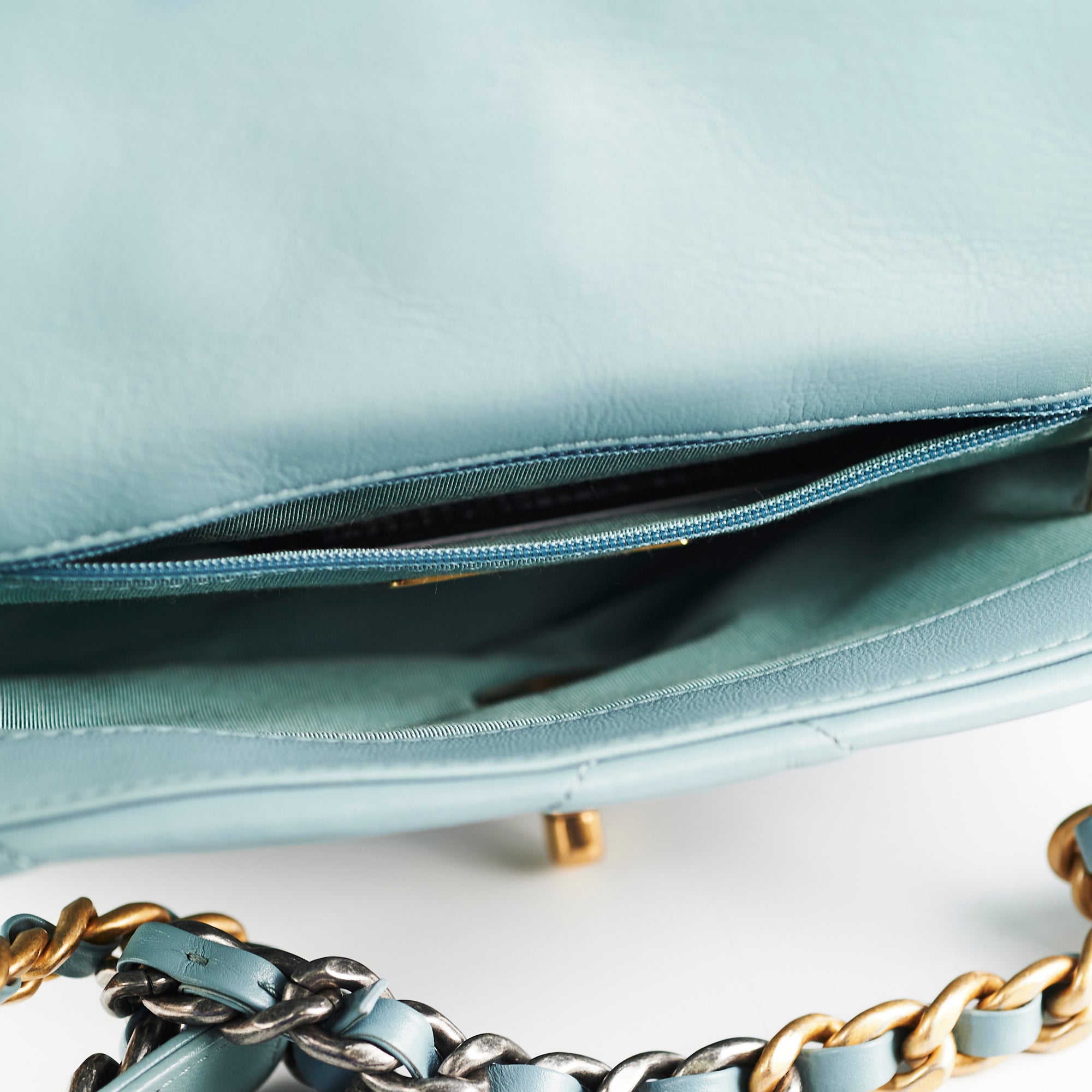 Chanel Small 19 Handbag in Blue - Luxury Designer Crossbody Bag for Women | Perfect for Date Night, Parties & Special Occasions