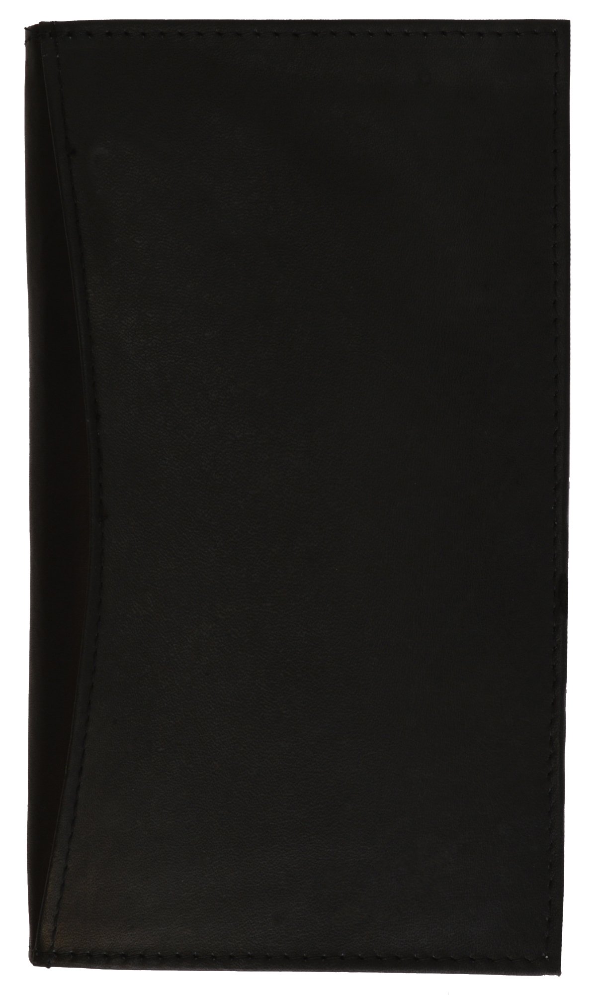 Genuine Leather Credit Card Holder Wallet - 19 Card Slots & ID Window - Slim RFID Blocking Wallet for Men & Women - Perfect for Travel, Business & Everyday Use (Black)