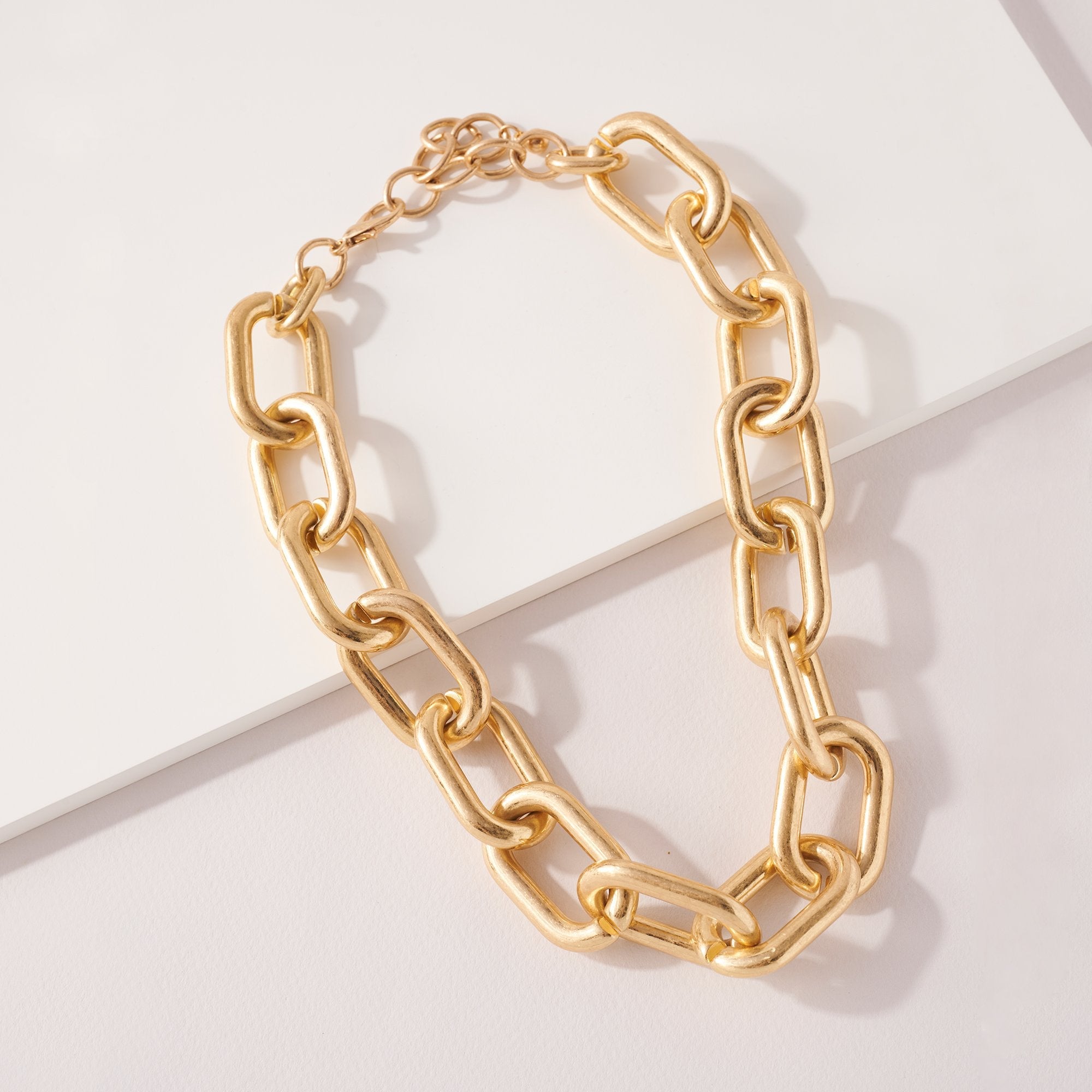 Stylish Bold Chain Necklace for Women - Trendy Chunky Gold & Silver Layered Necklace Jewelry - Perfect for Parties, Date Nights & Everyday Wear