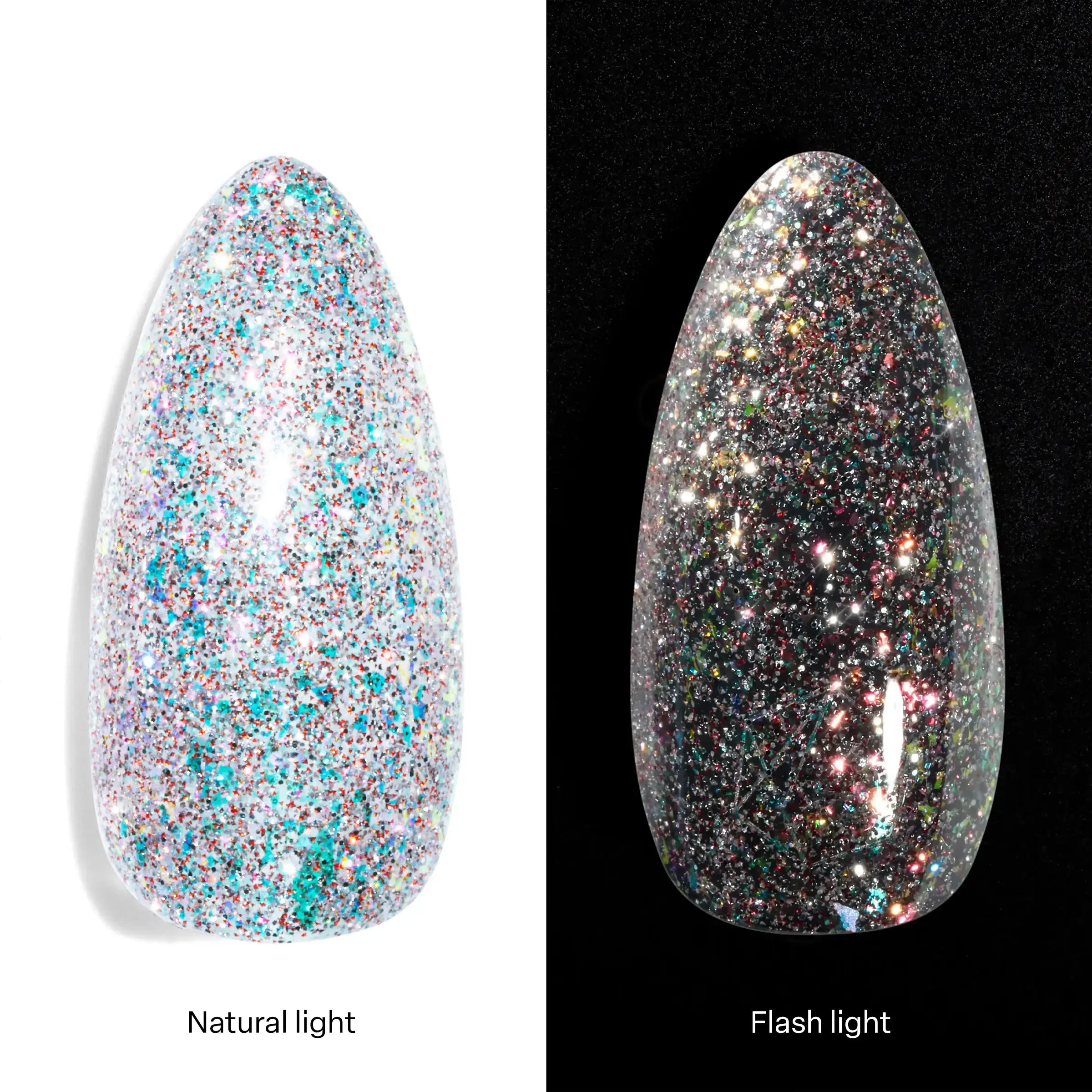 Apres Flash Glitter Gel Color FG05 - Long-Lasting Nail Art Glitter for Salon & DIY Manicures - Perfect for Parties, Weddings, and Special Occasions
