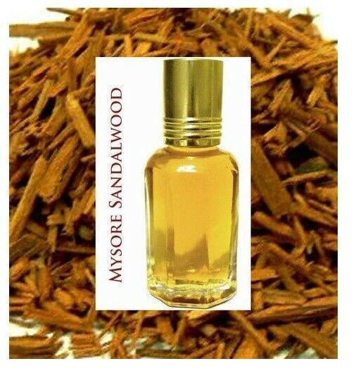 100% Pure Premium Grade A+ Mysore Sandalwood Essential Oil - 6ml Bottle for Aromatherapy, Meditation & Skin Care | Natural Fragrance & Relaxation