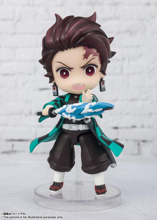 Bandai Figuarts Mini Demon Slayer Tanjiro Kamado Action Figure - Water Breathing Version | Anime Collectible for Fans & Gift for Cosplay Enthusiasts | Perfect for Display, Cosplay Props & Anime Merch Collections