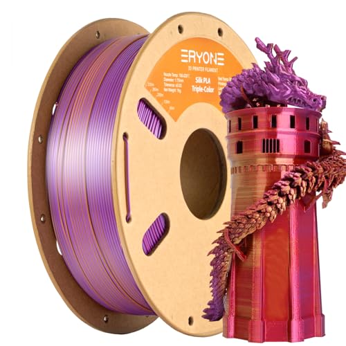 Triple Silk Red Gold Purple