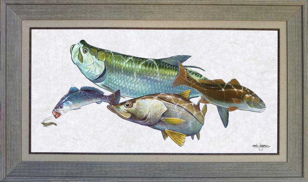 Steve Whitlock Game Fishing Art - Stunning Marine Wildlife Paintings for Home & Office Decor | Perfect for Anglers & Ocean Lovers