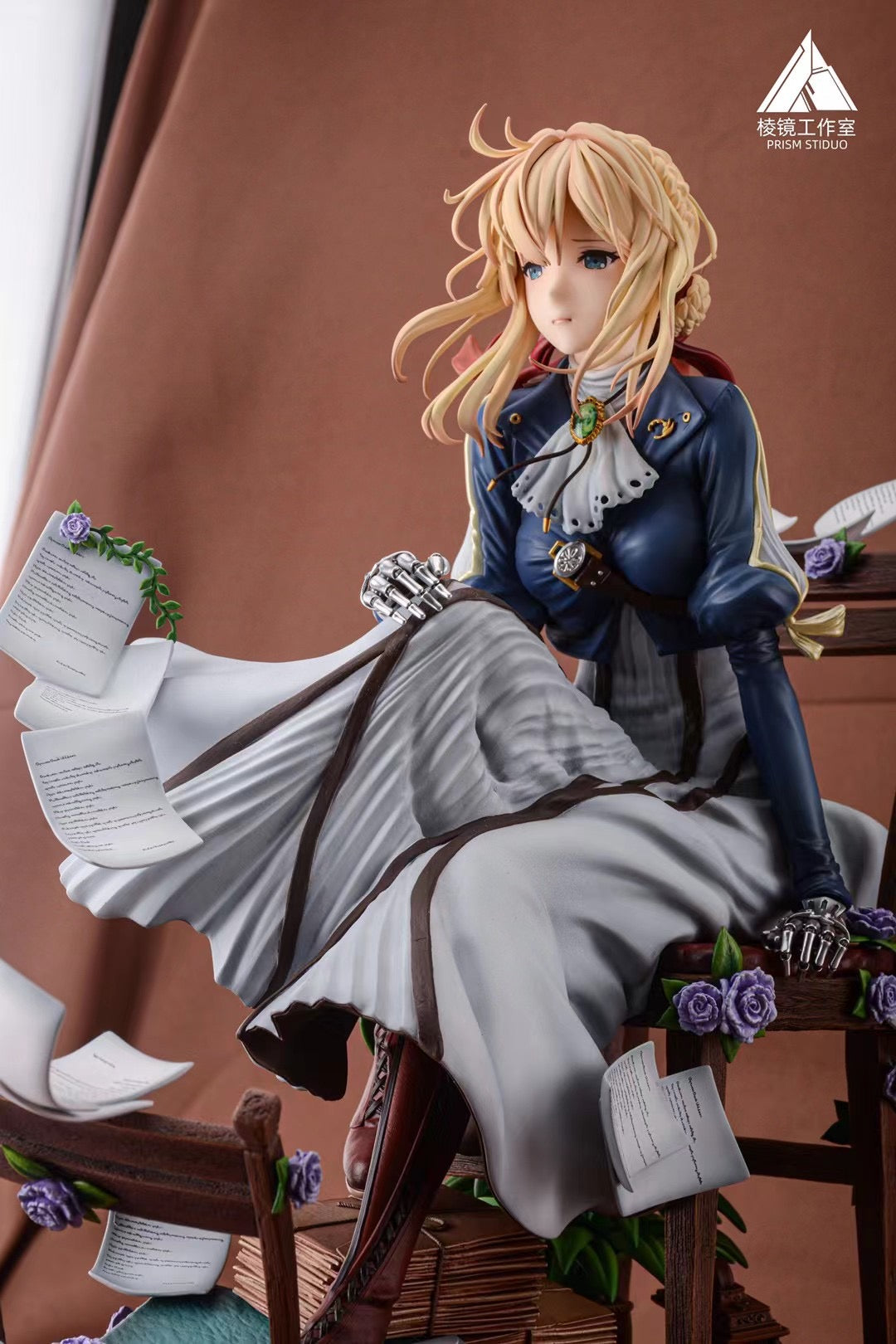 Prism Studio Violet Evergarden Anime Figure - Premium Collectible Character Statue of Violet from The Anime Series | Perfect for Anime Fans, Display Shelf Decor, and Gift for Otaku Collectors