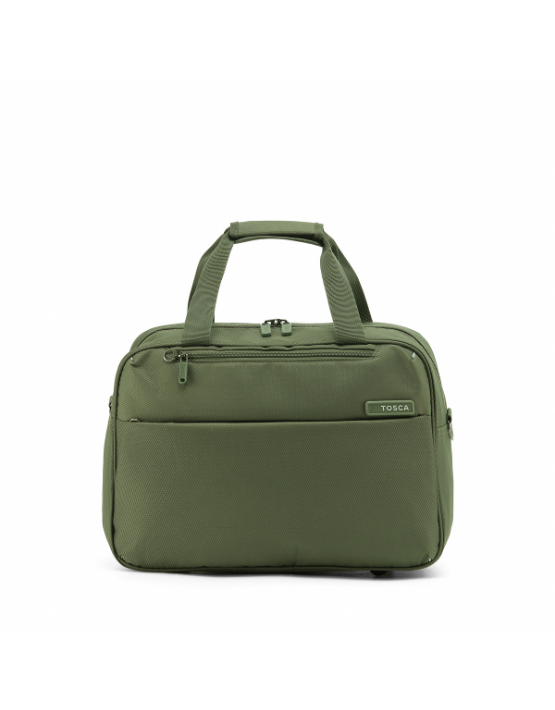 Tosca AIR5055 Khaki Cabin Tote Bag - Stylish & Spacious Carry-On for Travel, Work & Everyday Use