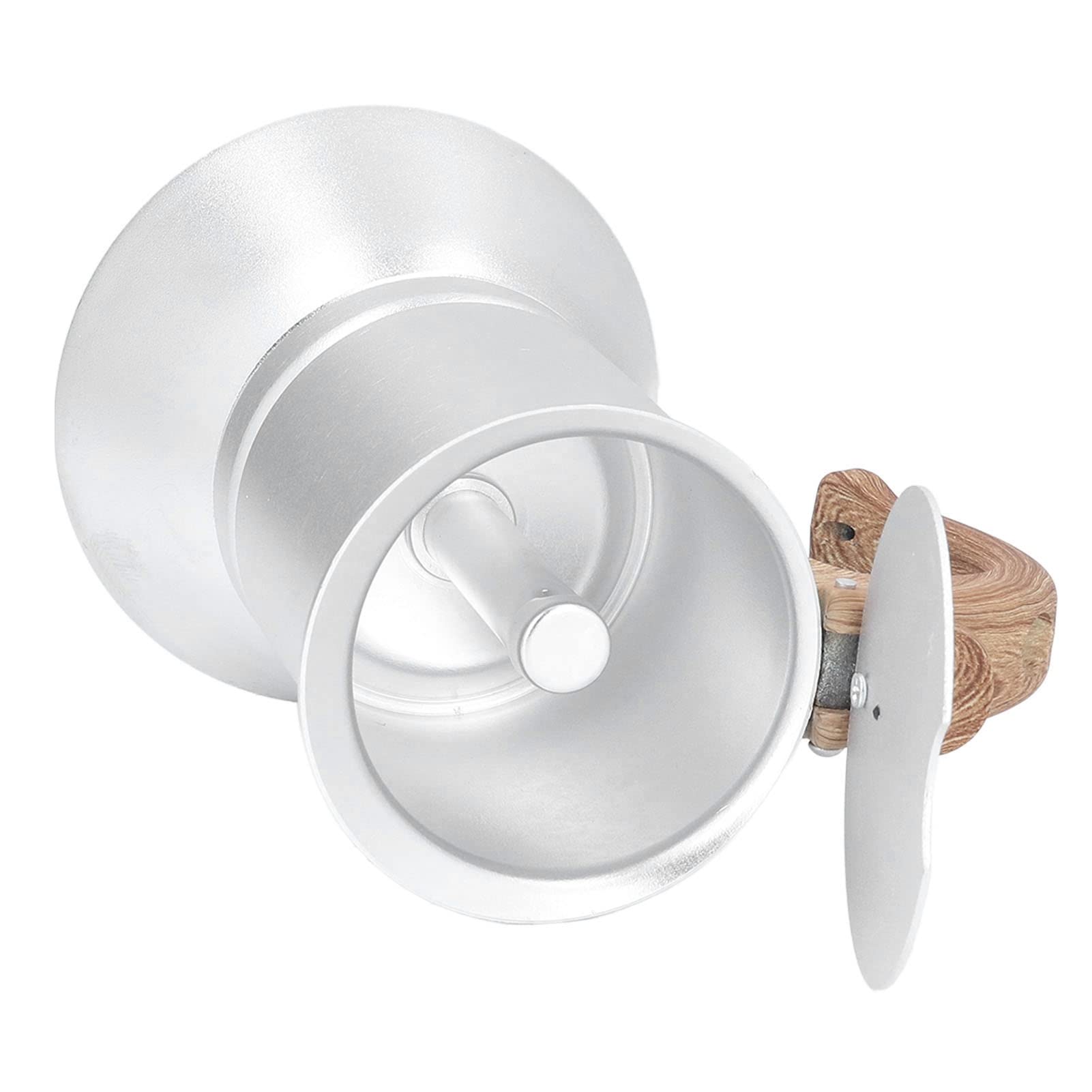 Italian Silver Moka Pot - 150ML Stovetop Espresso Maker for Home & Travel, Perfect for Cappuccino & Latte