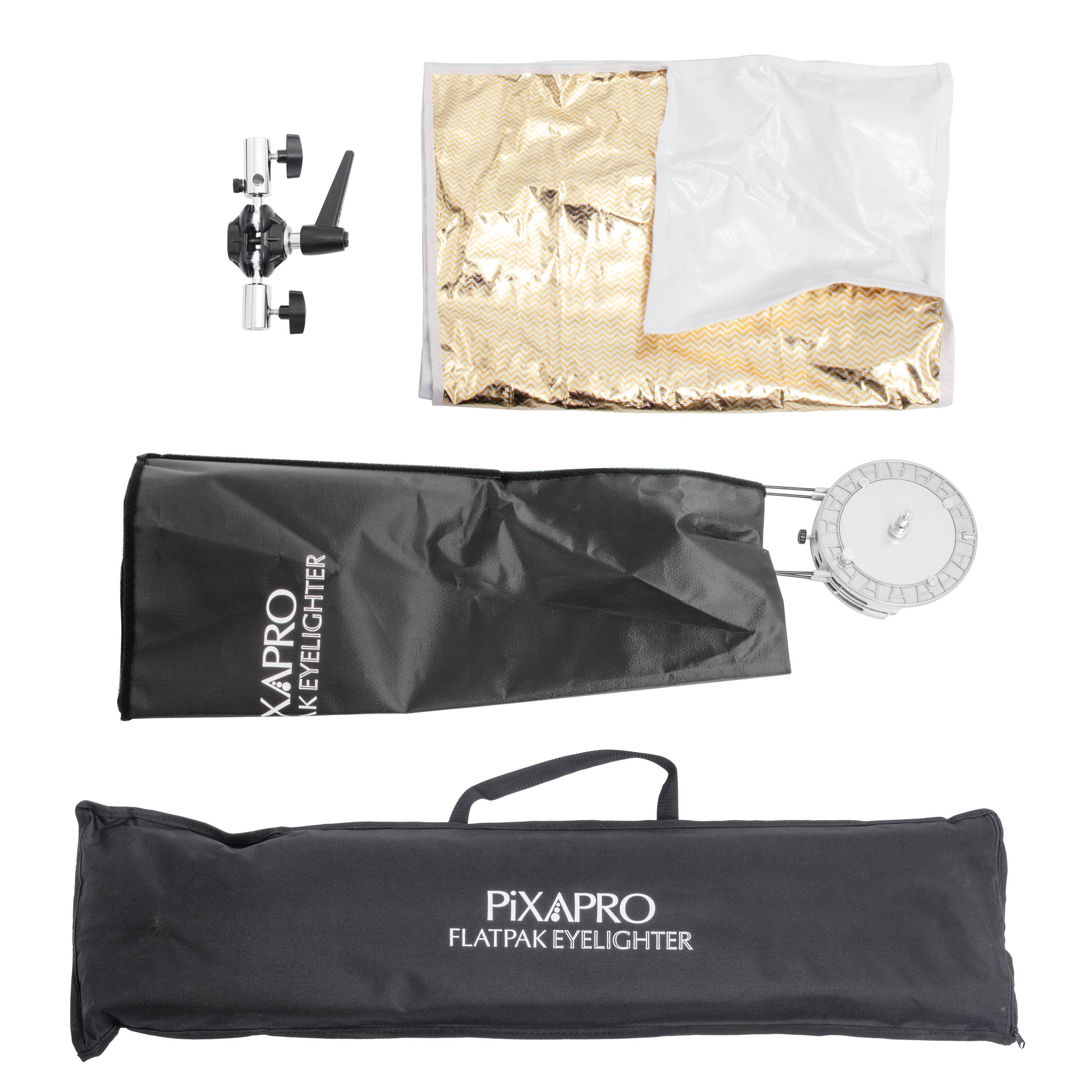 60x150cm FlatPak Eyelighter Reflector Panel Kit - Patented Photography Lighting Equipment for Studio, Portrait & Product Shoots - Perfect for Professional Photographers & Content Creators