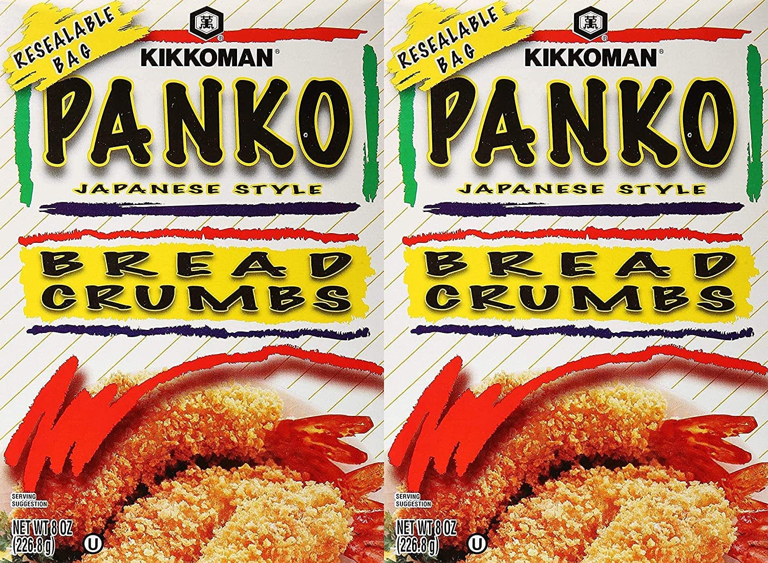Kikkoman Panko Japanese Style Bread Crumbs - 8 Oz (Pack of 2) | Perfect for Tonkatsu, Tempura & Crispy Fried Foods