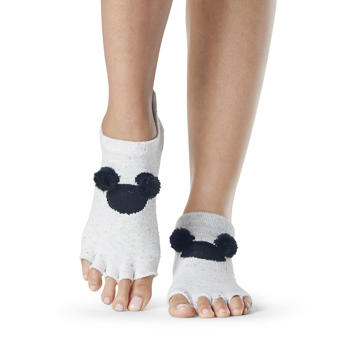 Disney-Inspired Low Rise Grip Socks by ToeSox - Non-Slip Yoga, Pilates & Barre Workout Socks for Women - Perfect for Dance, Fitness & Studio Activities