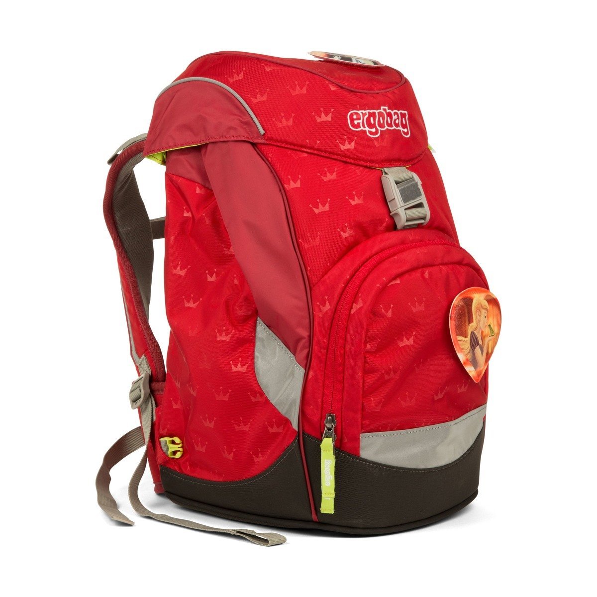 Ergobag Prime School Backpack for Kids - Alice Kiss the Bear Design | Lightweight Durable Bookbag for Boys & Girls | Perfect for School, Travel & Daily Use
