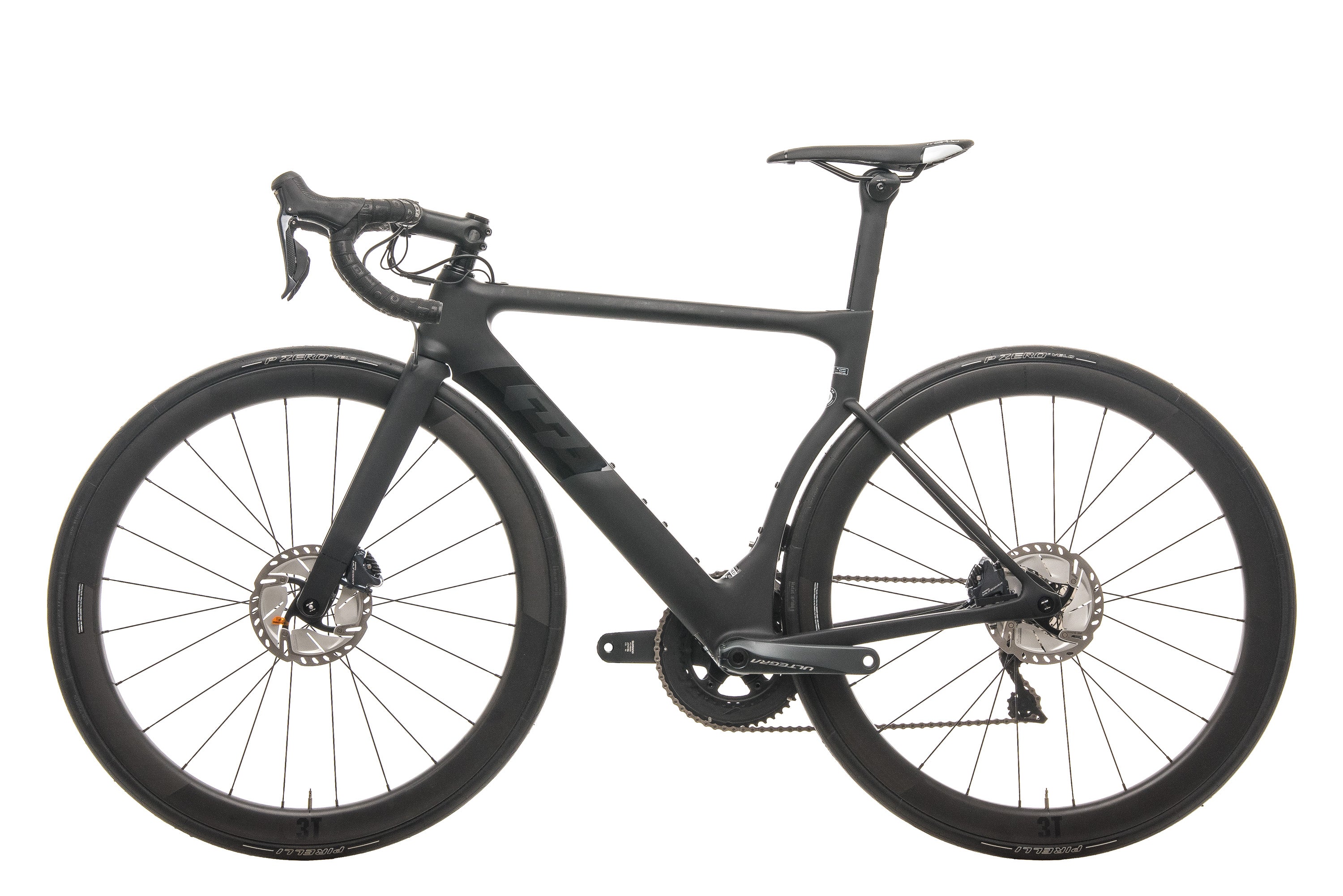 2020 3T Strada Due Team Stealth Ultegra Di2 Carbon Road Bike - Size Small | Lightweight Aero Racing Bike for Competitive Cyclists & Endurance Rides