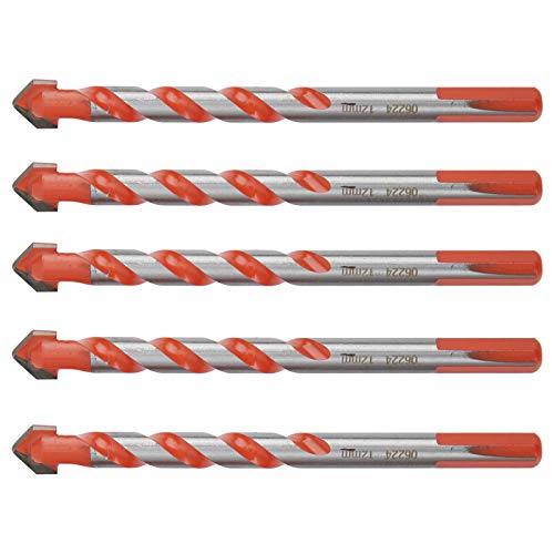 12mm Drill Bits Set - 5Pcs High-Speed Steel Durable Drill Bits for Electric & Hand Drills - Perfect for Woodworking, Metal Drilling & DIY Home Projects