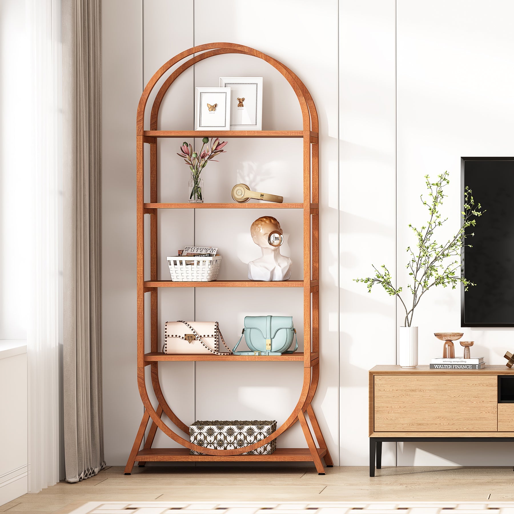 5 Tier Bookshelf - 70.8