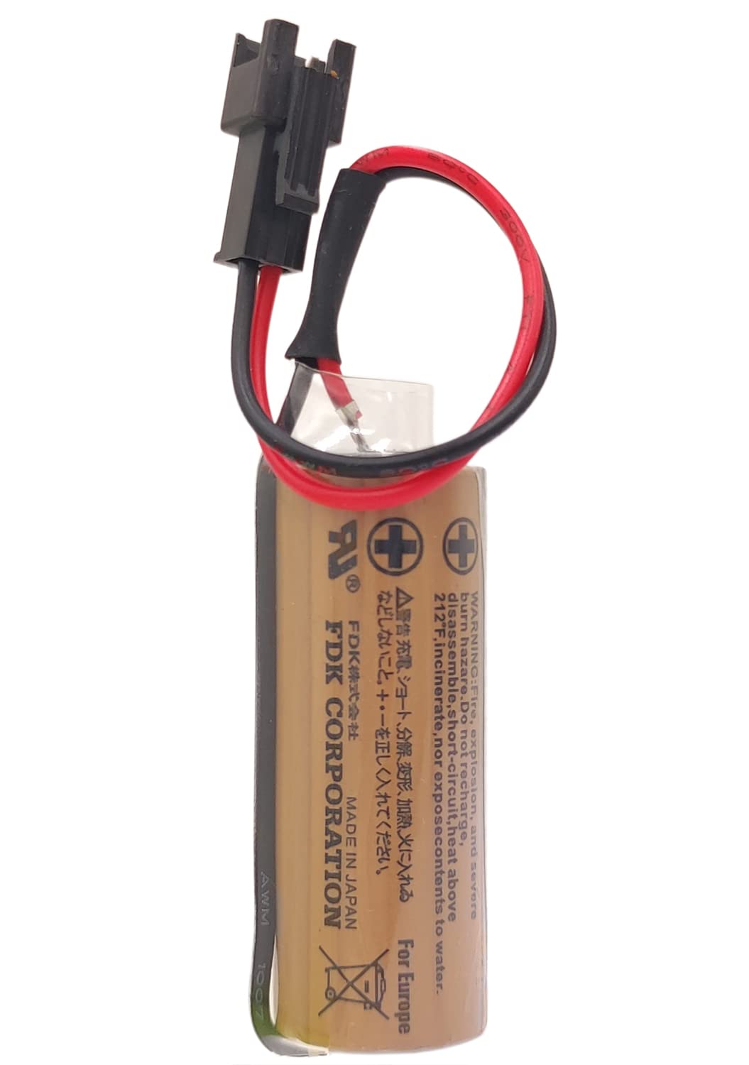 (2 Pack) 3V Battery Compatible with Fuji FDK CR8.LHC 17430, Toto CR8-LHC TH559EDV410R, TOTO THP3053 - Backup Batteries for Eco EFVS, Toto Flush Valves & Faucets - Perfect for Bathroom Fixtures & Water Conservation Systems