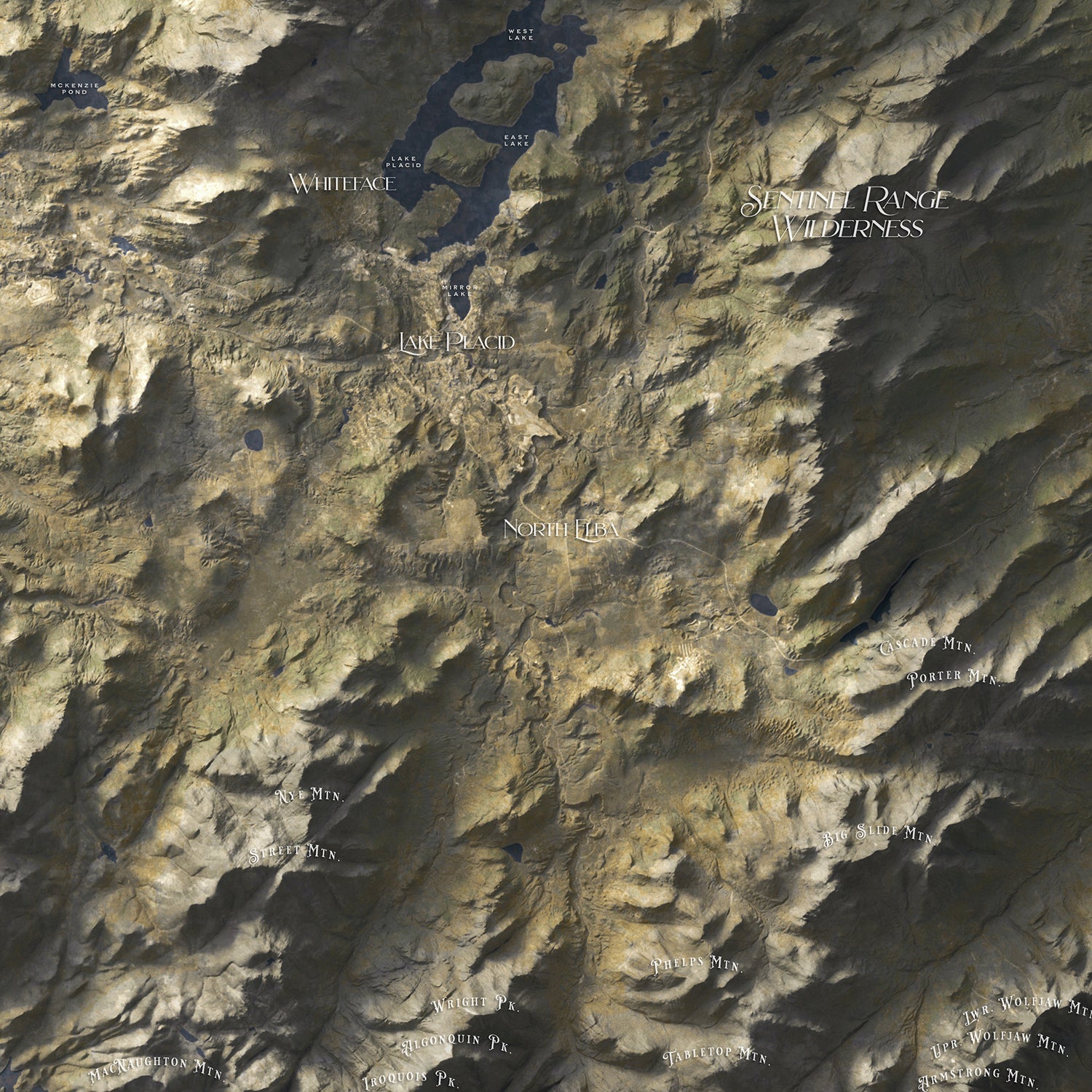 Adirondack High Peaks Hiking Map - Detailed Topographic Trail Guide for Outdoor Adventures | Perfect for Camping, Backpacking & Exploring the East of Nowhere Wilderness