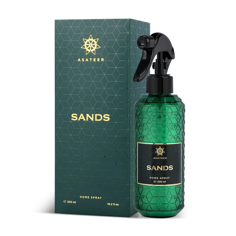 Sands Home Spray 300ml - Natural Air Freshener & Odor Eliminator for Home, Car, Office - Refreshing Scent for Everyday Use