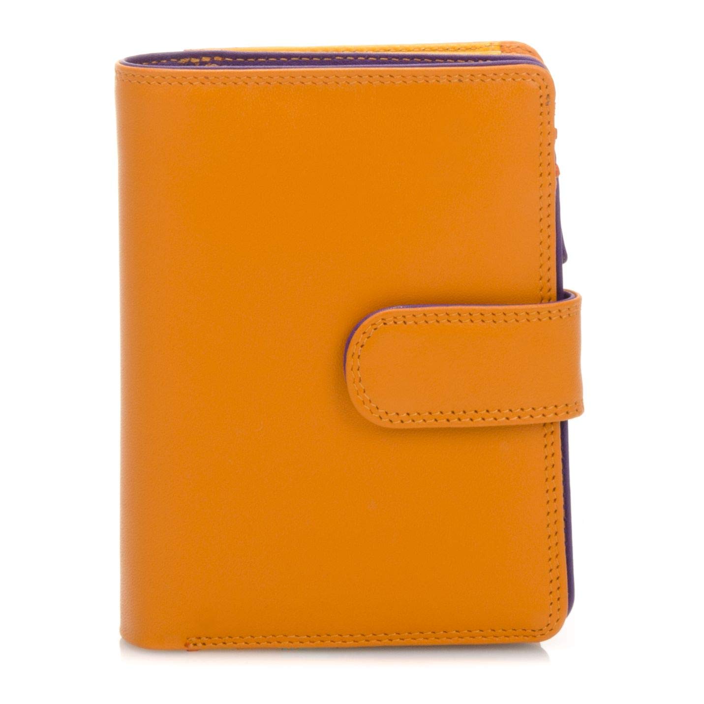 Mywalit Medium Snap Leather Wallet - 9 Card Slots, ID Window & Zippered Coin Pocket | Copacabana Design | Stylish Compact Wallet for Men & Women | Perfect for Everyday Carry, Travel & Business Use