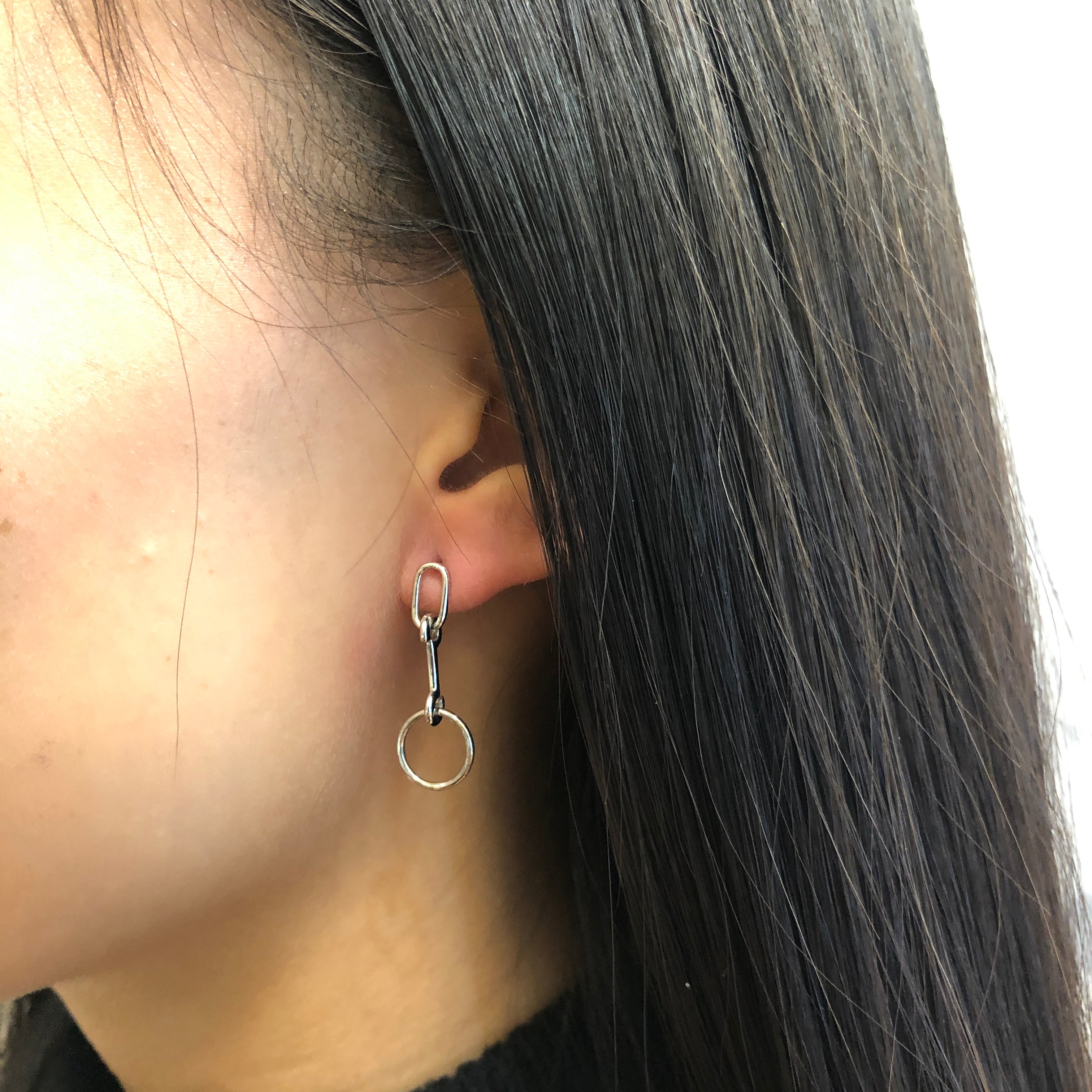 Stylish Silver Knight Earrings for Women - Gothic Jewelry for Parties, Cosplay & Everyday Wear