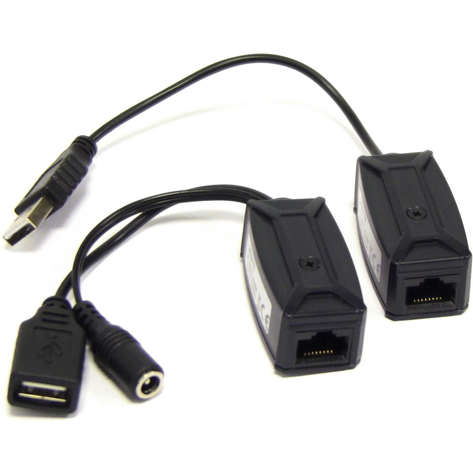BeMatik USB Extension Cable 1:1 High-Speed Data Sync - 300m UTP Shielded for PC, Laptop, Printer & Home Office Use