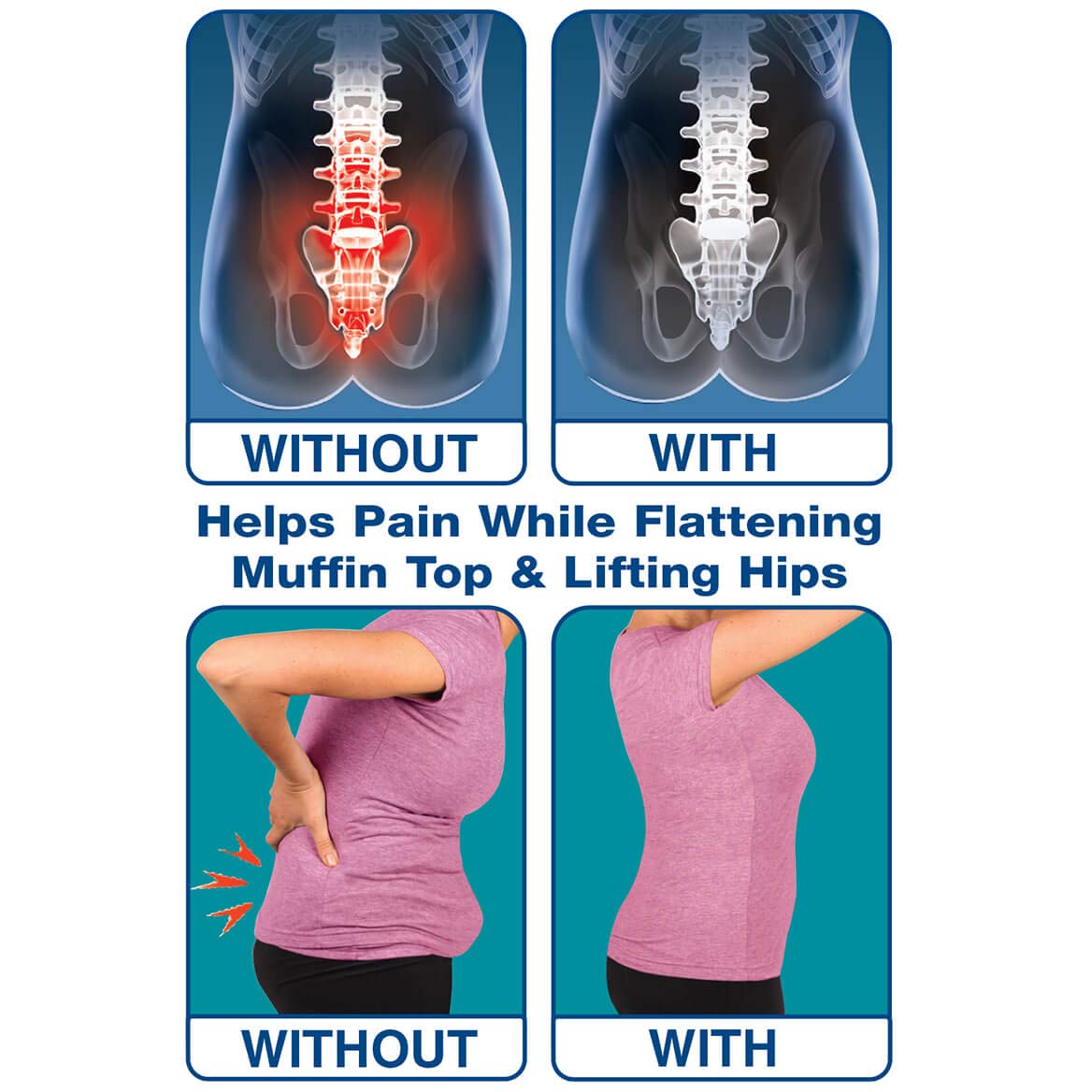 Spine Align Back Brace - Posture Corrector for Pain Relief & Support - Ideal for Office Work, Driving & Daily Activities