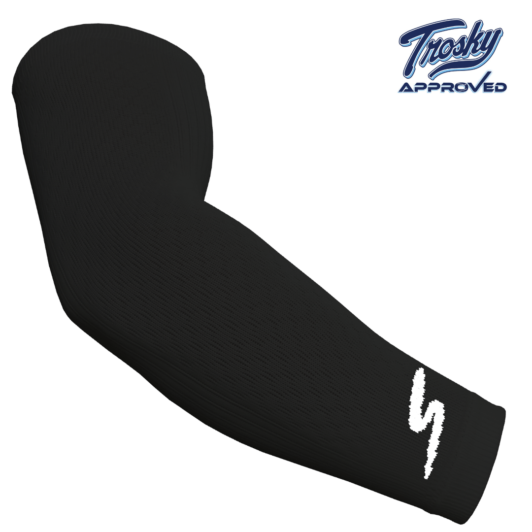 Stinger Premium Arm Sleeve - Black | UV Protection & Compression Support for Basketball, Running, Cycling & Outdoor Sports
