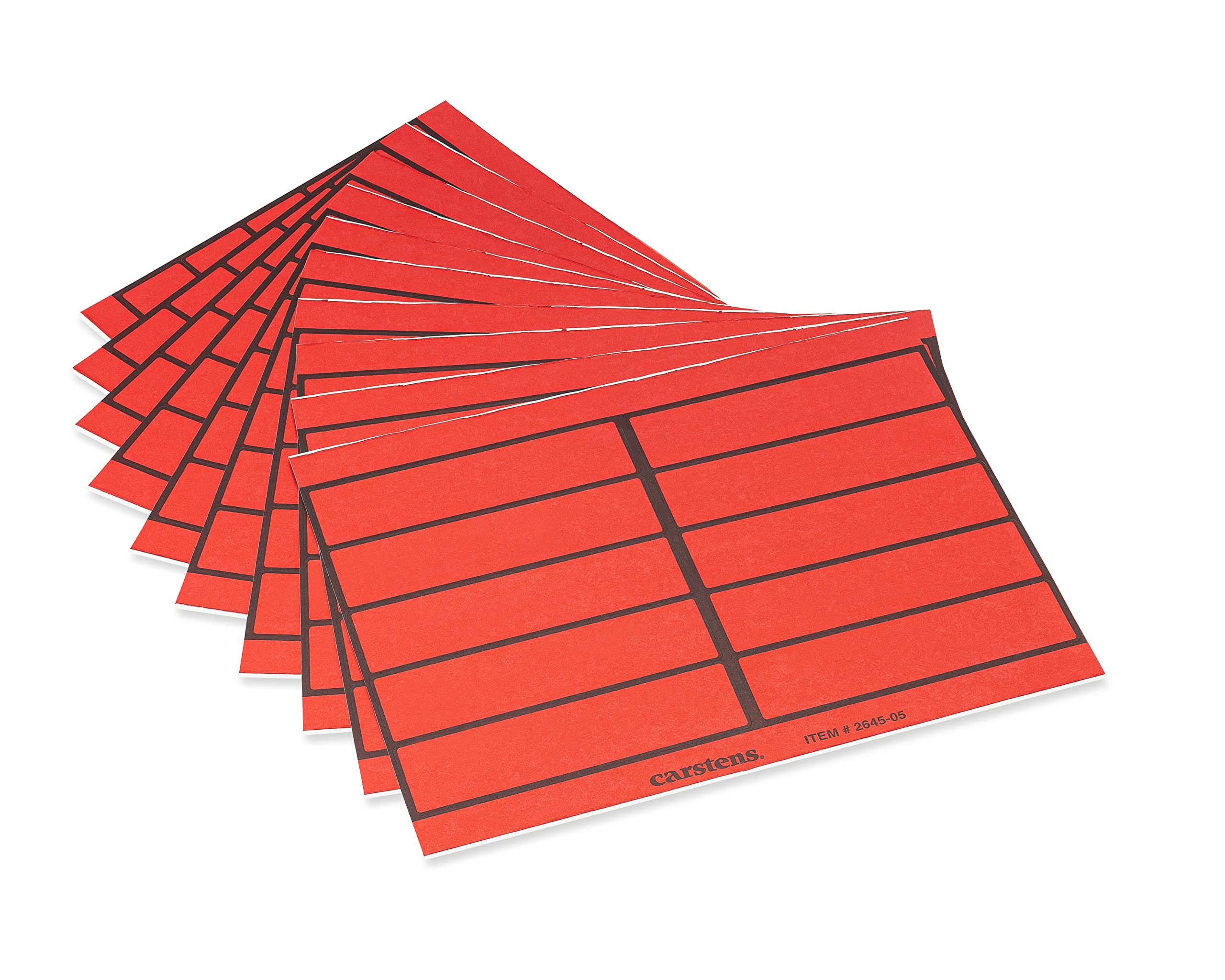 Carstens Adhesive Binder Spine Labels 5 3/8