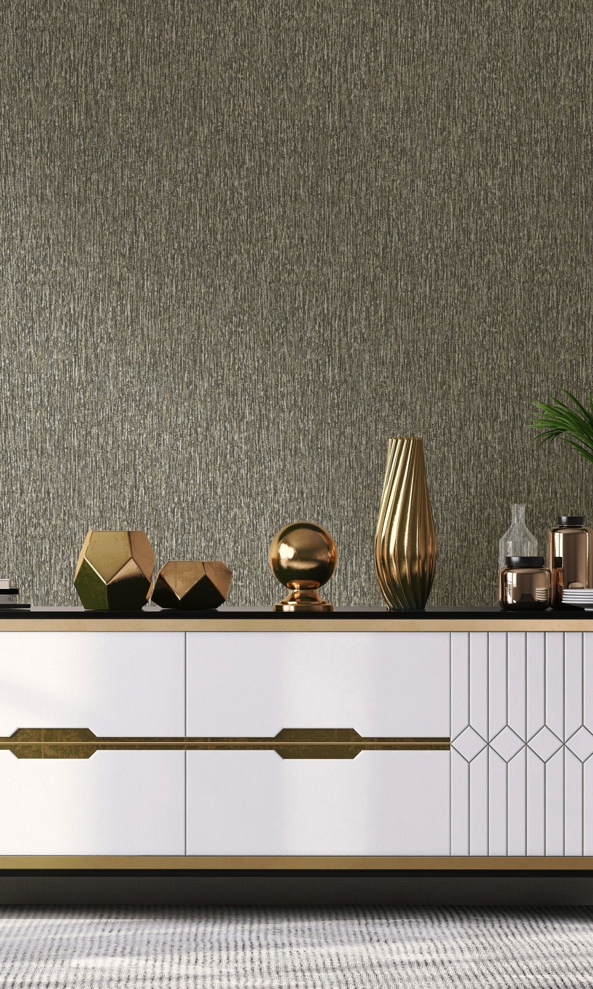 Charcoal Fine Fibers Abstract Wallpaper R8964 - Modern Textured Peel & Stick Wall Mural for Living Room, Bedroom, or Office Decor