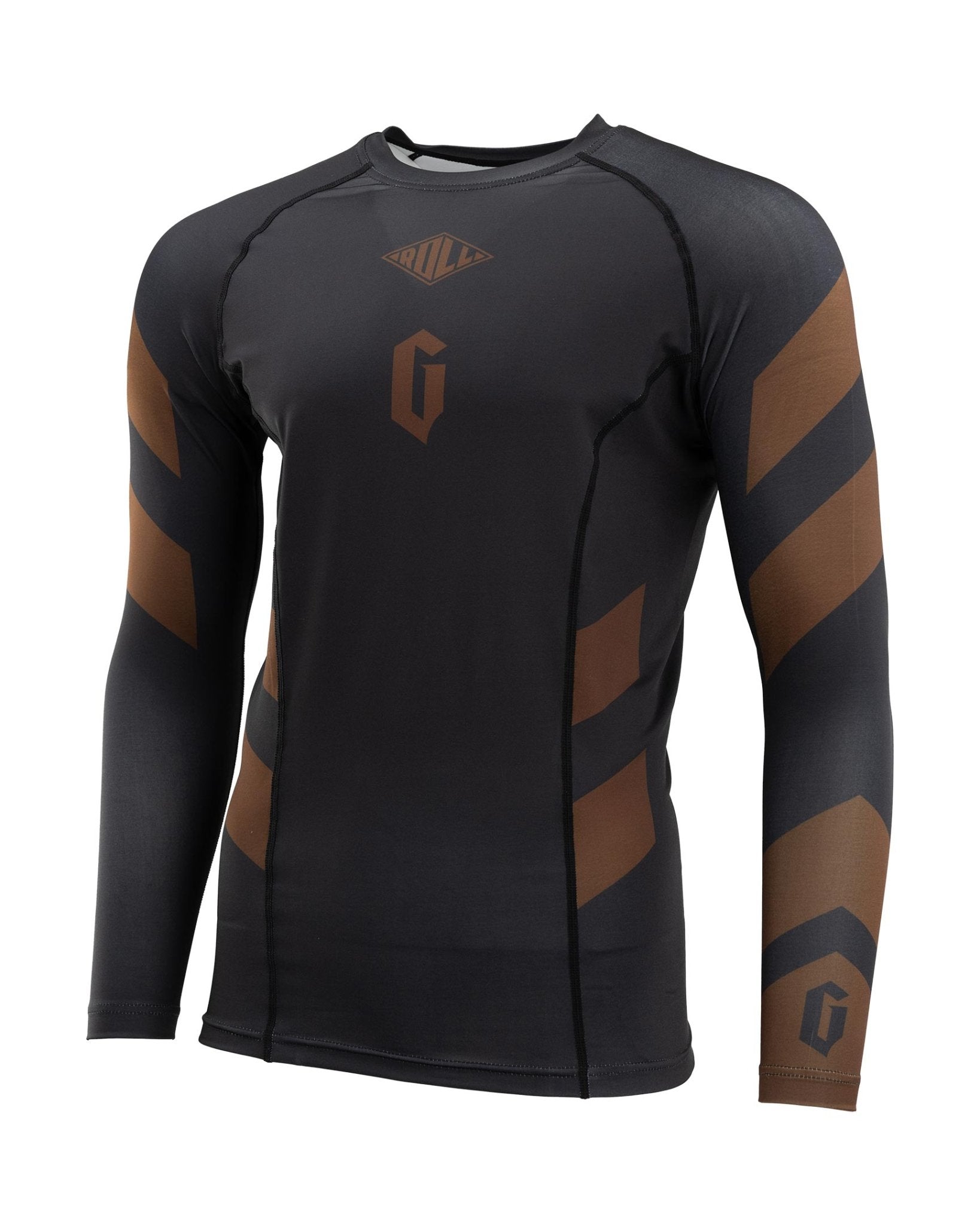 Men's Long Sleeve Pro Ranked Rash Guard - UPF 50+ Sun Protection for Surfing, MMA & Water Sports