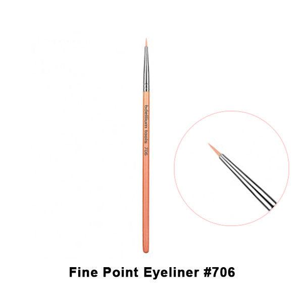 Bdellium Tools Pink Bambu Eye Makeup Brushes - Professional Vegan Makeup Brush Set for Eyeshadow, Blending & Eyeliner - Perfect for Travel & Everyday Makeup