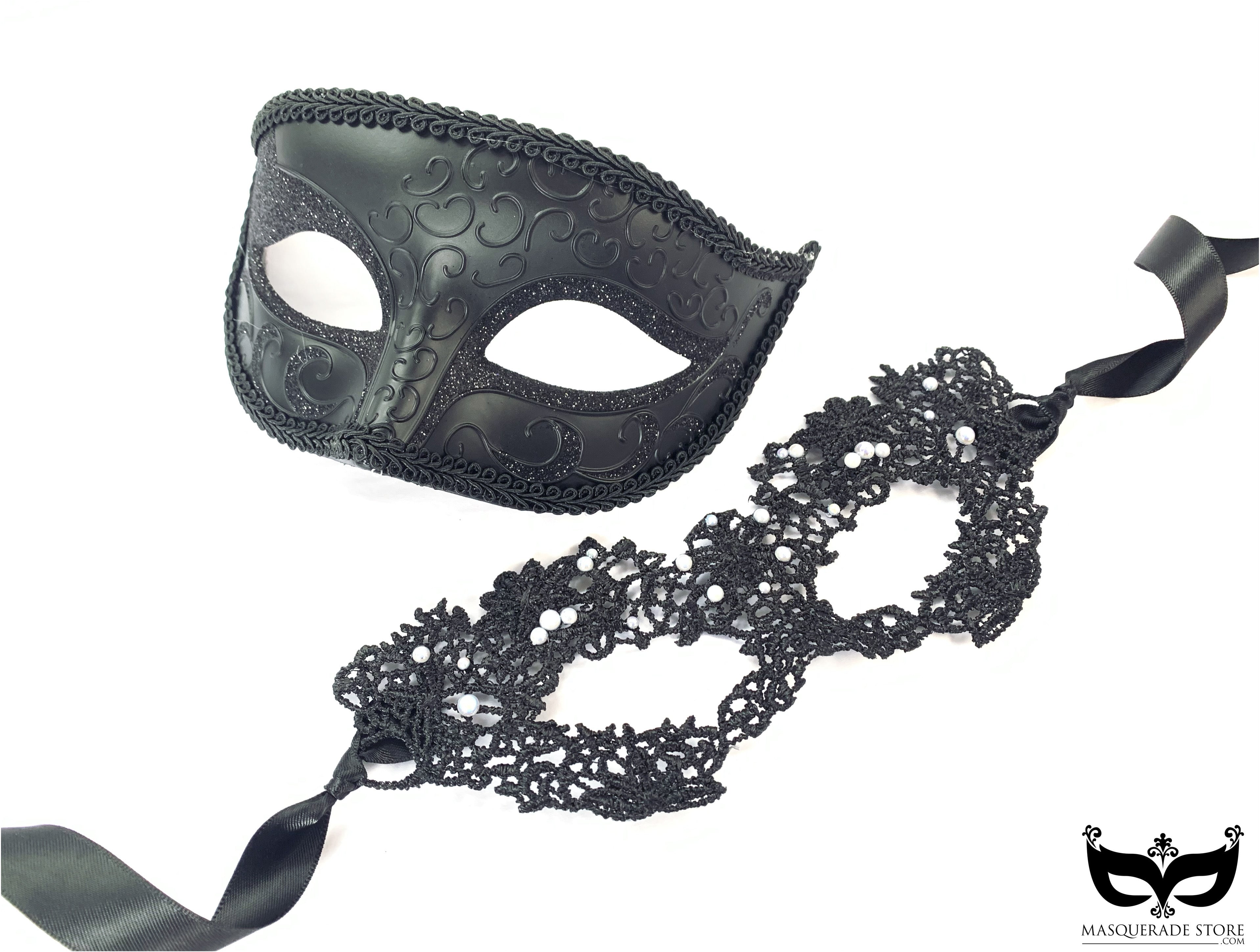 Premium Black Pearl Face Masks for Glowing Skin - Hydrating & Brightening Skincare Treatment for Spa, Party, or Daily Use