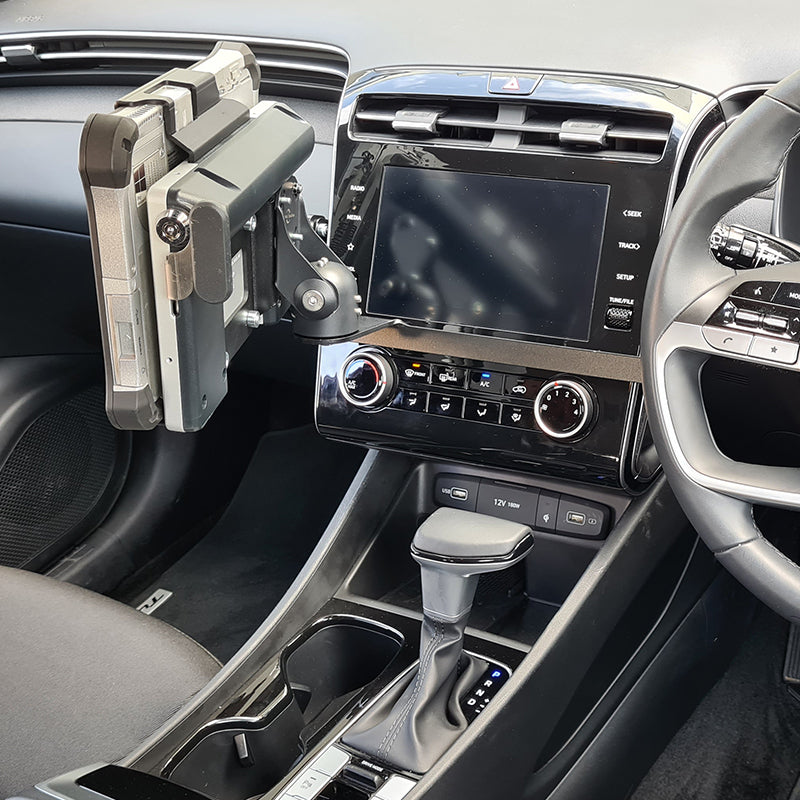 Industrial Evolution InDash Mount for Hyundai Tucson (2021+) - Secure Phone Holder for Hands-Free Navigation & Driving - Perfect for Commuting, Road Trips & Uber Drivers