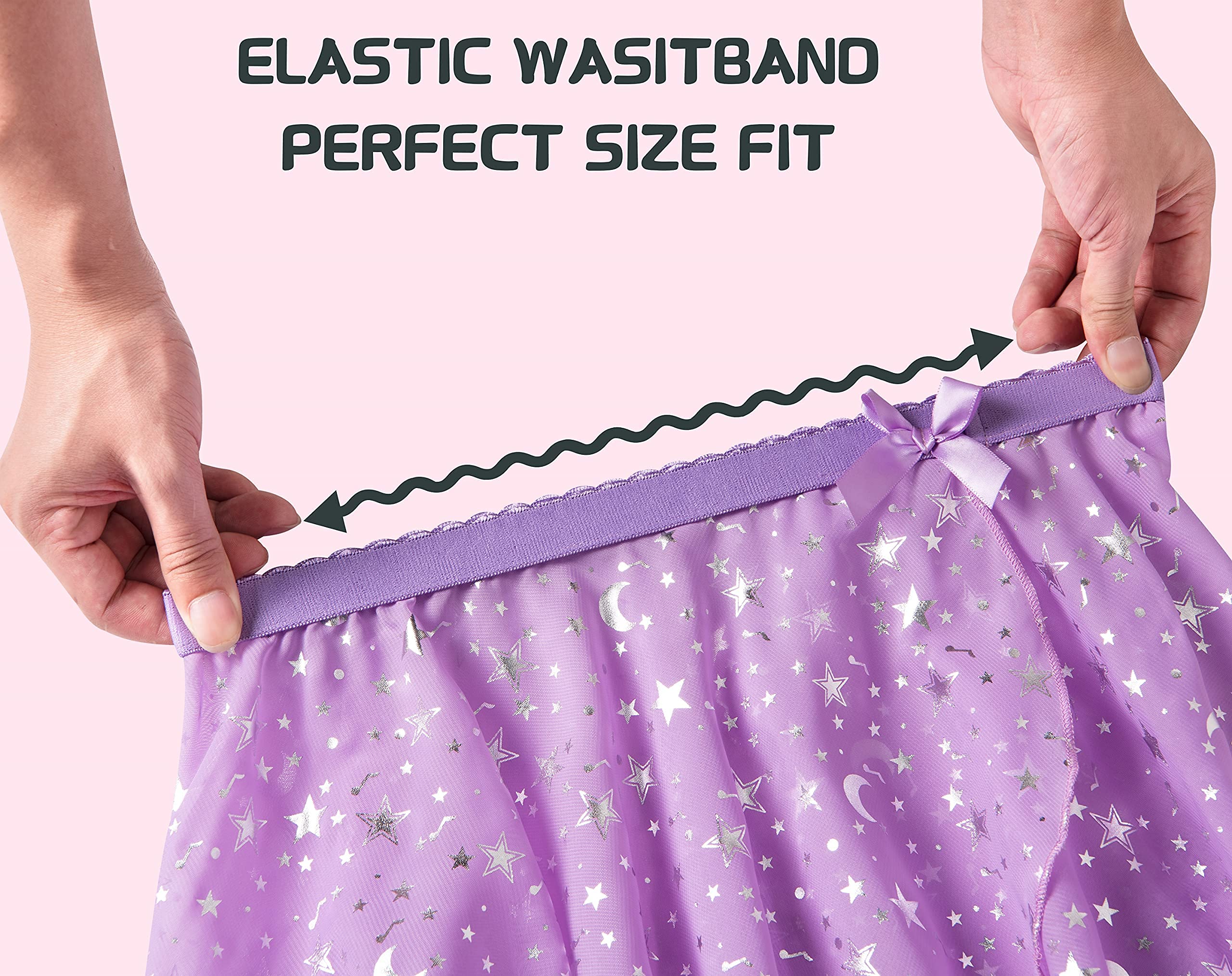 Girls Ballet Dance Skirt & Leotard Set - Sparkly Chiffon Wrap Skirt with Pull-On Design for Toddler & Kid Dancewear - Perfect for Ballet Class, Recitals & Performances