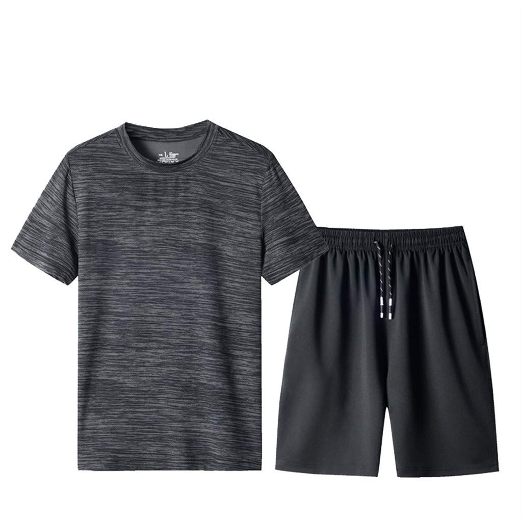 Men's Quick-Dry Athletic Tracksuits - Beach & Activewear for Spring