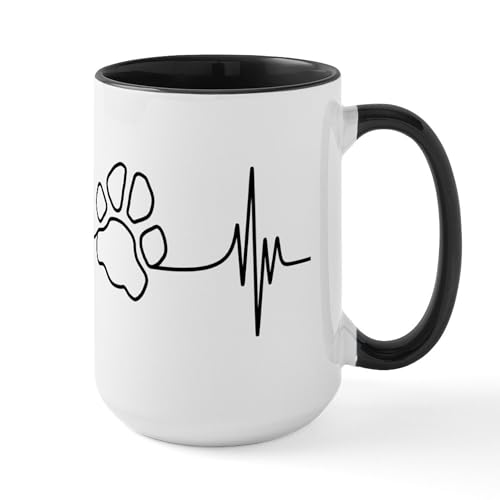White/Black Inside - Paw Beat Mugs