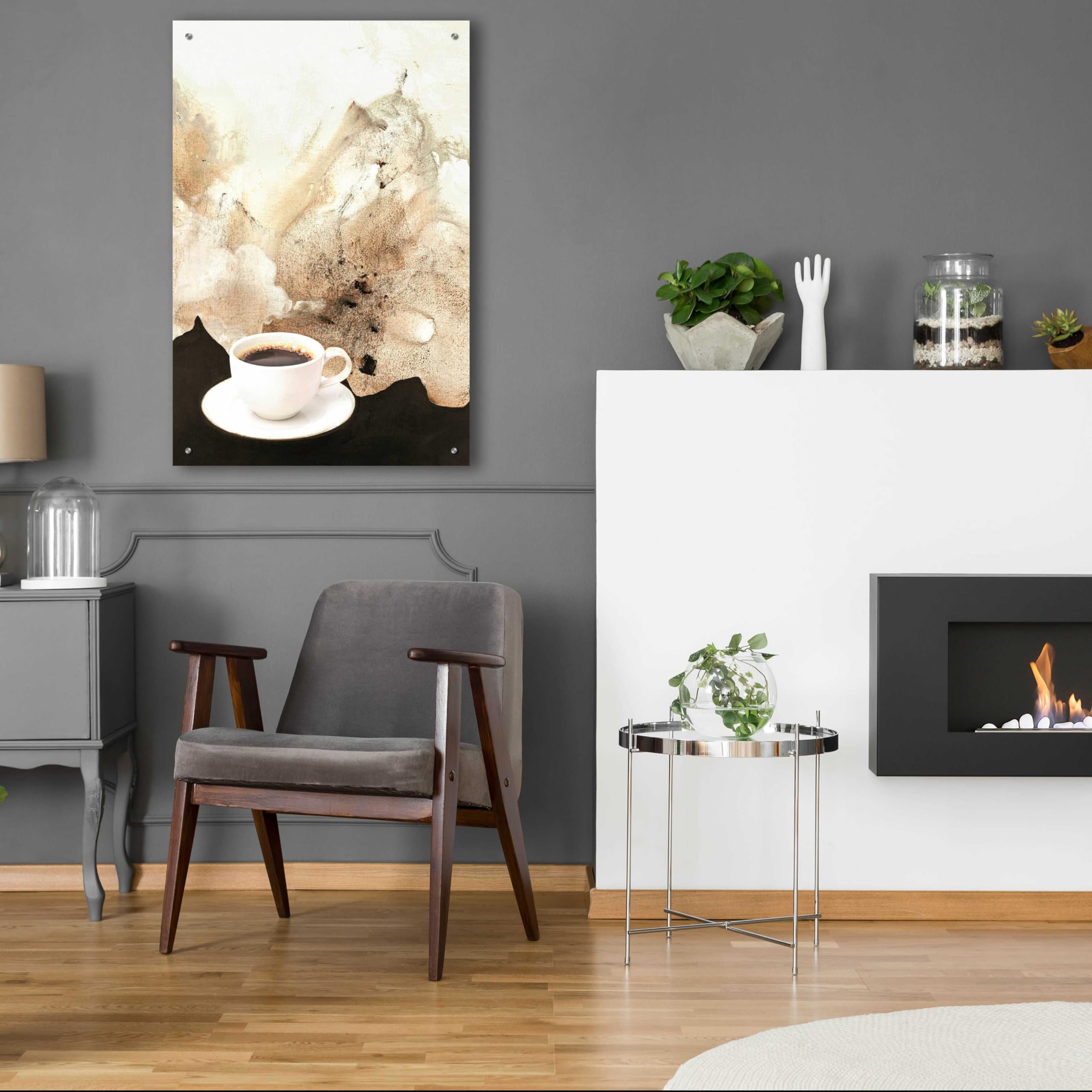 Epic Art 'The Art of Taste 2' by Design Fabrikken - Premium Acrylic Glass Wall Art Decor - 24x36 Inches Modern Painting for Living Room, Bedroom & Office