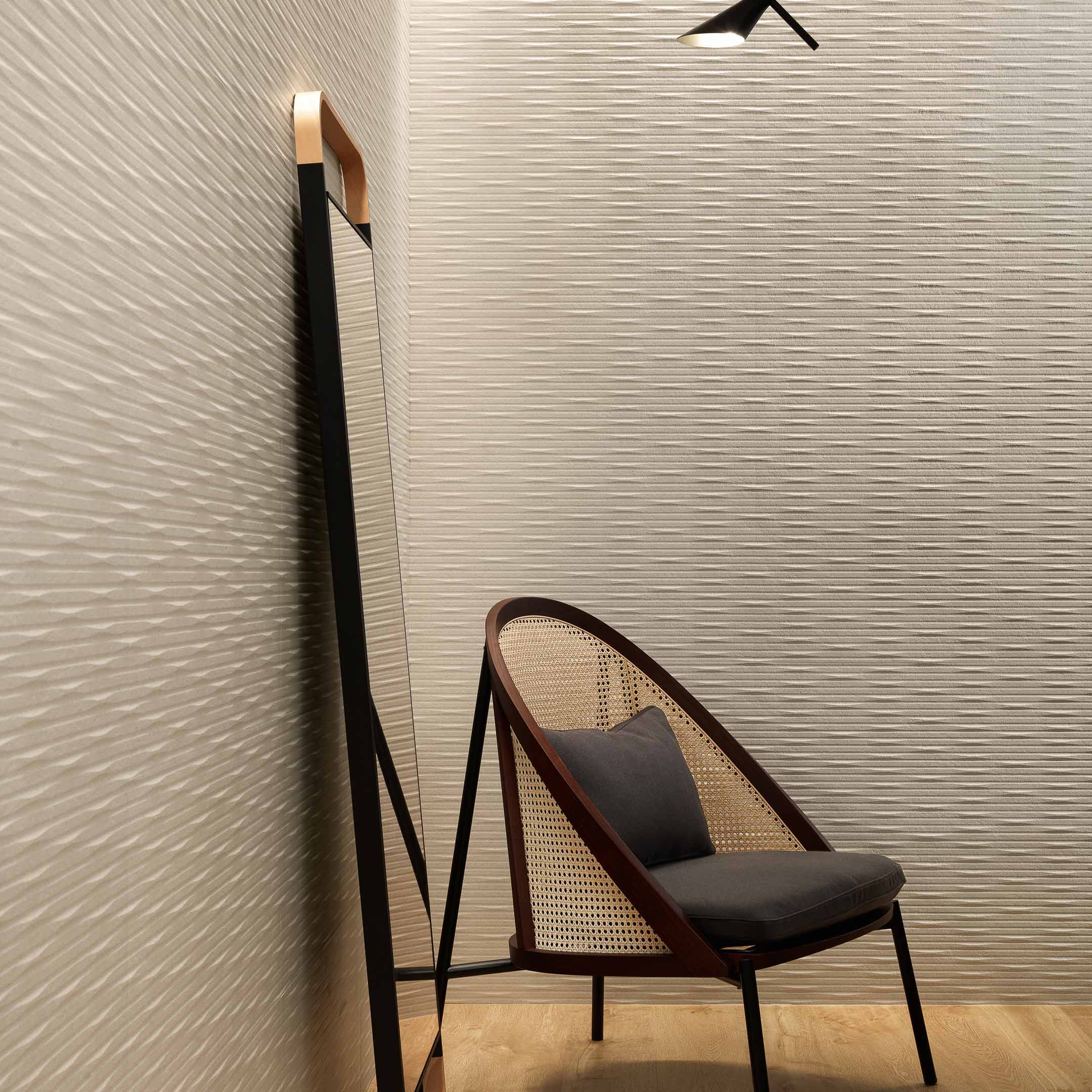 Premium 3D Carved Whittle Chisel Textured Wall Tile - Handcrafted for Modern Home & Office Decor - Perfect for Accent Walls, Backsplashes, and Bathroom Renovations