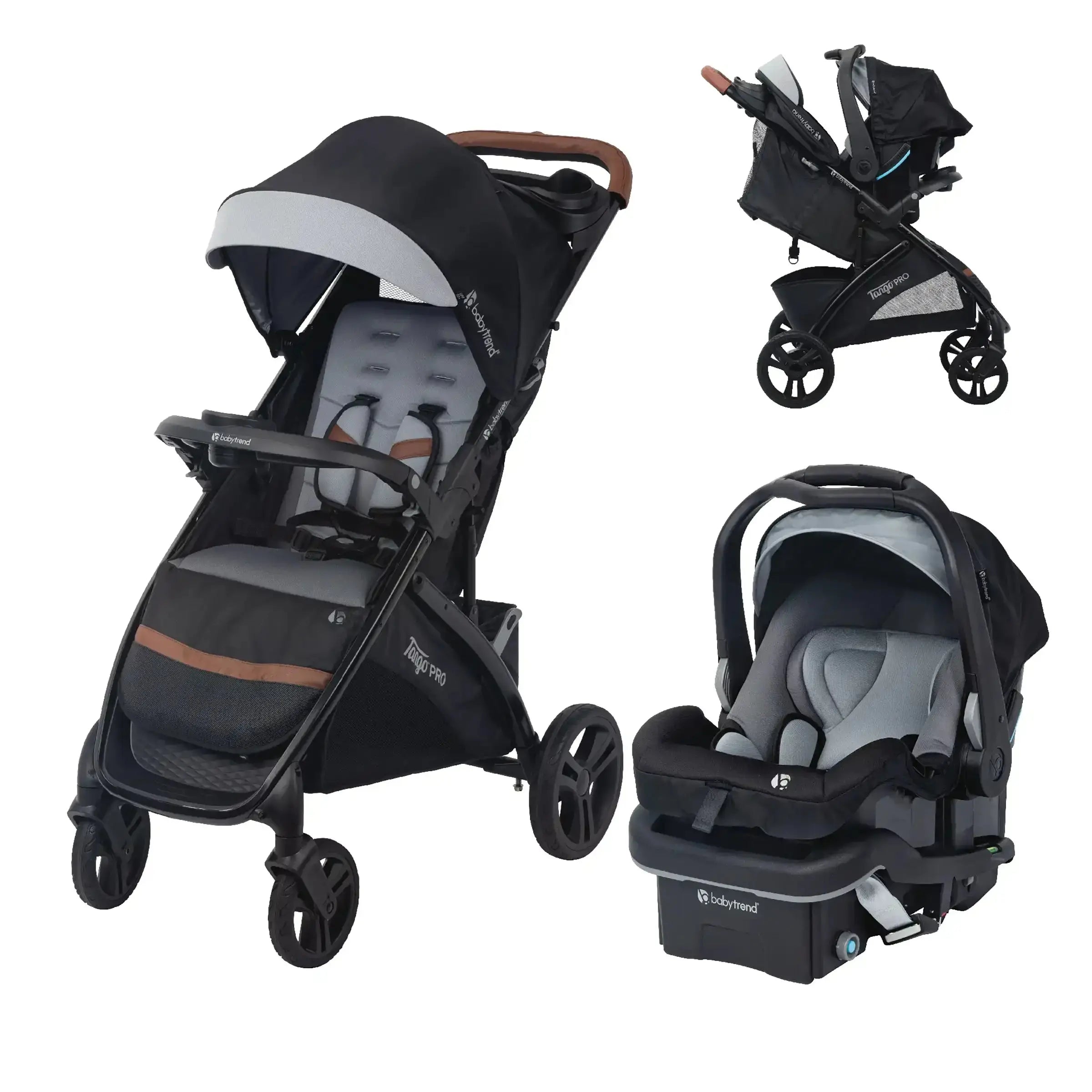 Tango™ PRO Stroller Travel System with Secure Lift Infant Car Seat - Lightweight Baby Stroller & Car Seat Combo for Newborns to Toddlers - Perfect for Travel, Shopping, and Daily Walks