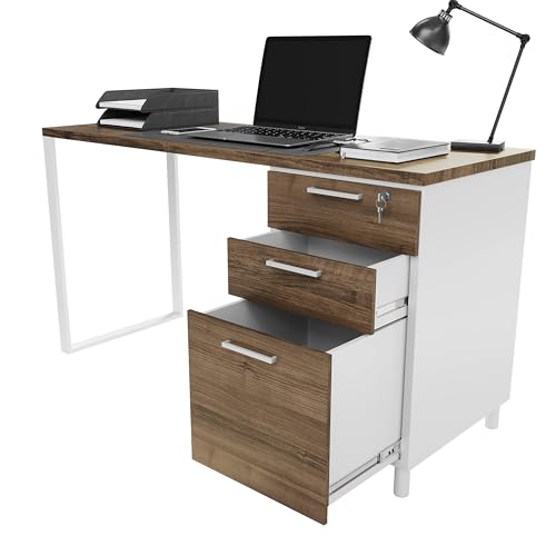 Walnut and White