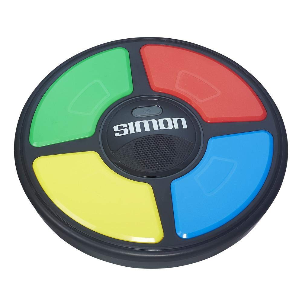 Simon Electronic Memory Game - Fun Brain Training Toy for Kids & Adults - Improve Concentration & Cognitive Skills - Perfect for Family Game Night, Classroom Activities & Travel Entertainment