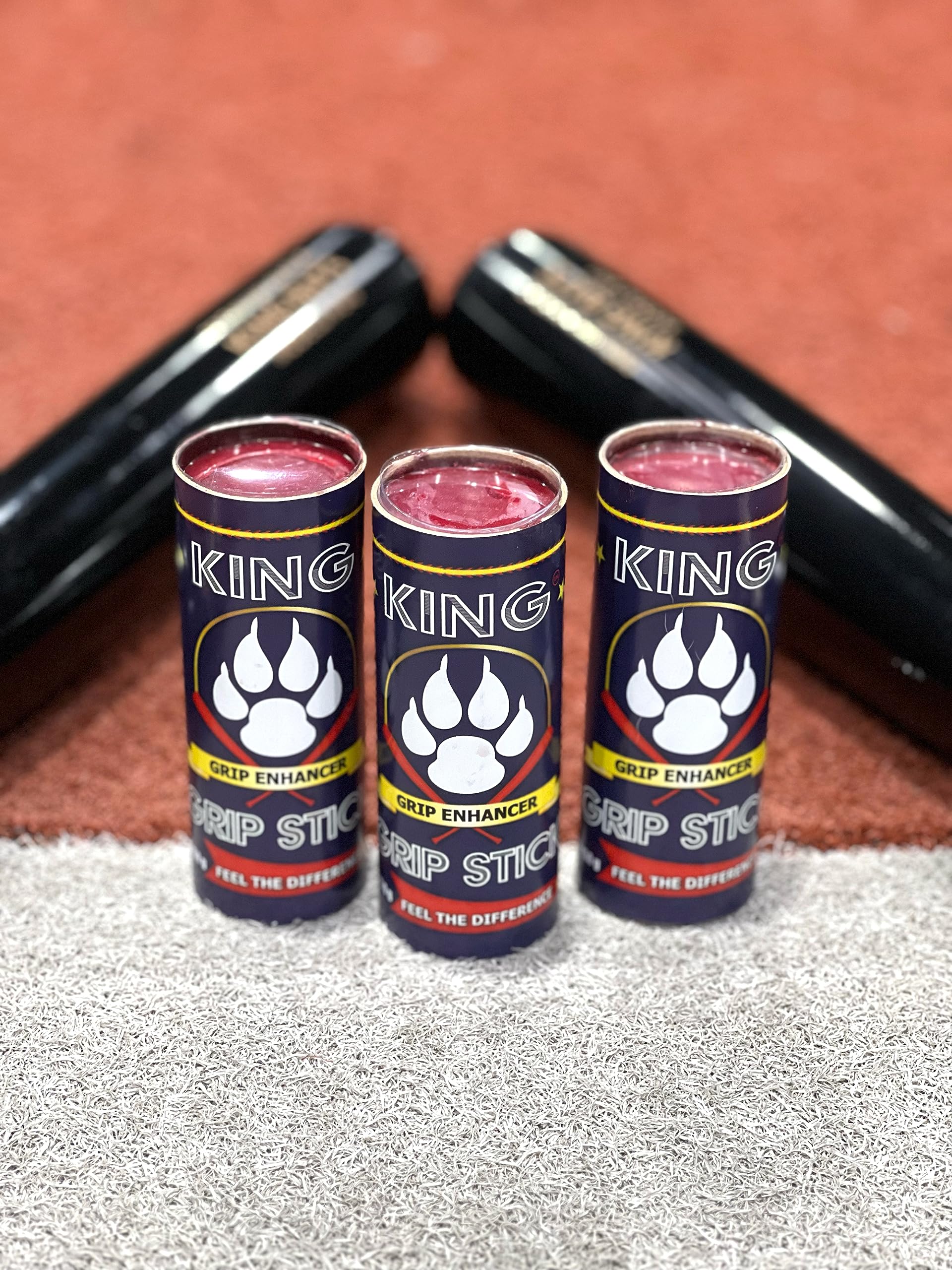 5.29 oz Pine Tar Bat Grip Stick - Professional Baseball & Softball Grip Enhancer with Natural Wax Formula - Improves Bat Control & Reduces Slippage - Perfect for Training, Games & Outdoor Sports Activities