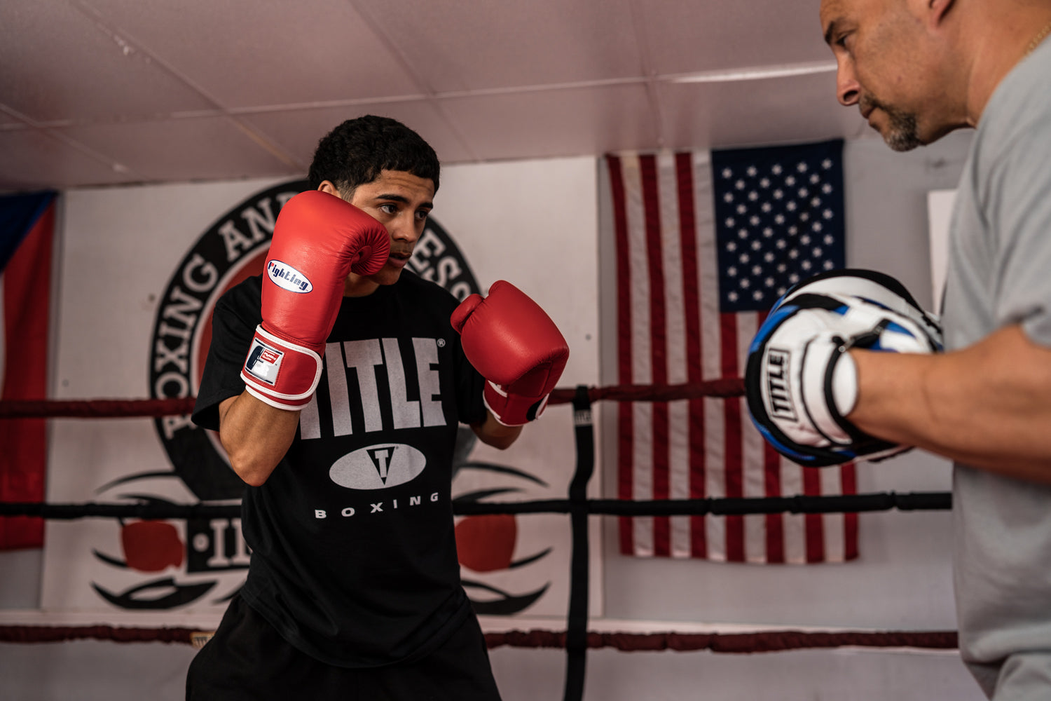 Fighting Fury Professional Training Boxing Gloves for Men & Women - Premium Leather MMA Sparring Gloves for Kickboxing, Muay Thai, Heavy Bag Workouts & Gym Training