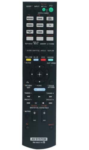 Sony AV Receiver Remote Control Replacement for STR-DN850, STR-DH710, STR-DH750 - Compatible with Home Theater Systems | Perfect for Movie Nights & Music Listening