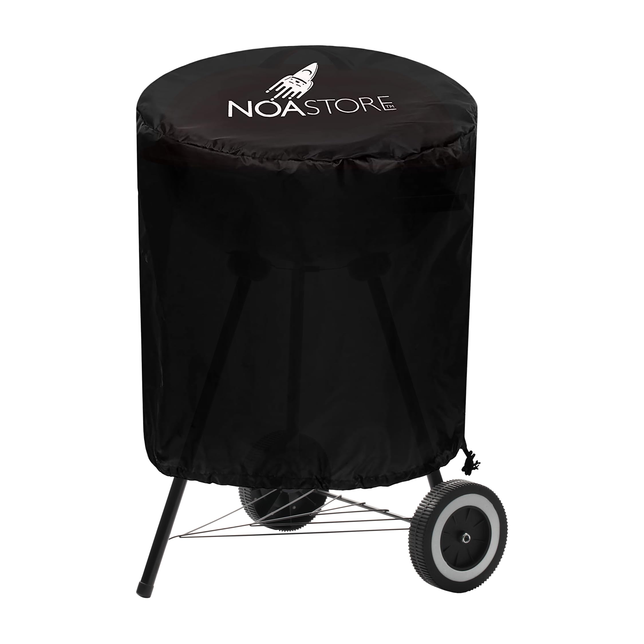 **Noa Store Heavy Duty 18 Inch BBQ Grill Cover - 210D Waterproof Gas Grill Cover for Smokers, Gas Stoves, Griddles & Kettle Grills - Perfect for Outdoor Cooking & Backyard BBQs**