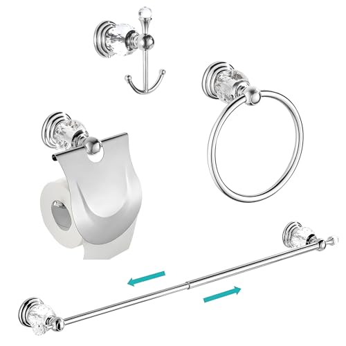 Chrome Towel Bar Set