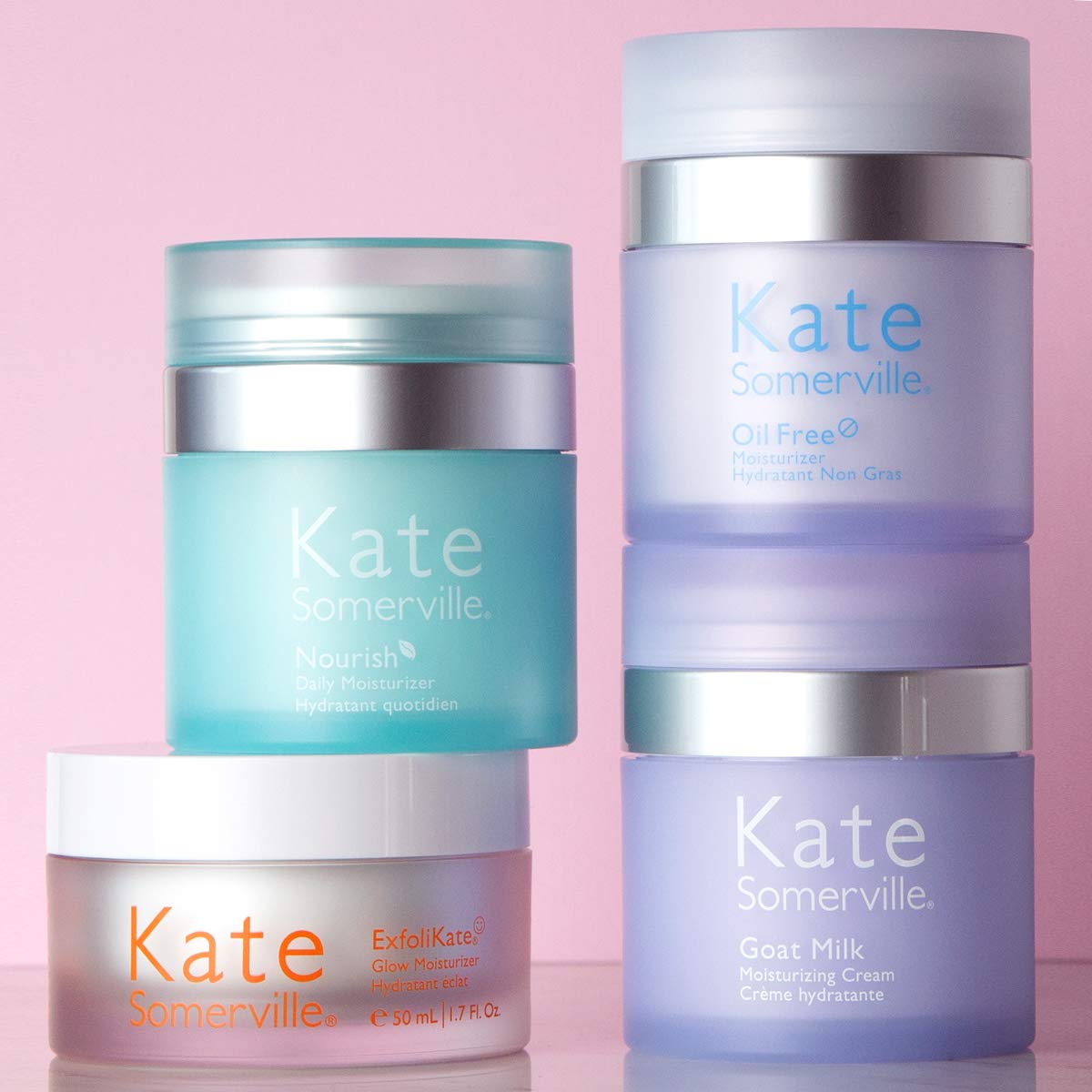 Kate Somerville Oil Free Moisturizer for Oily Skin - Clinically Proven Lightweight Hydrating Face Cream with Oil Control | 1.7 Fl Oz | Daily Use for Acne-Prone & Combination Skin | Perfect for Morning & Night Skincare Routine