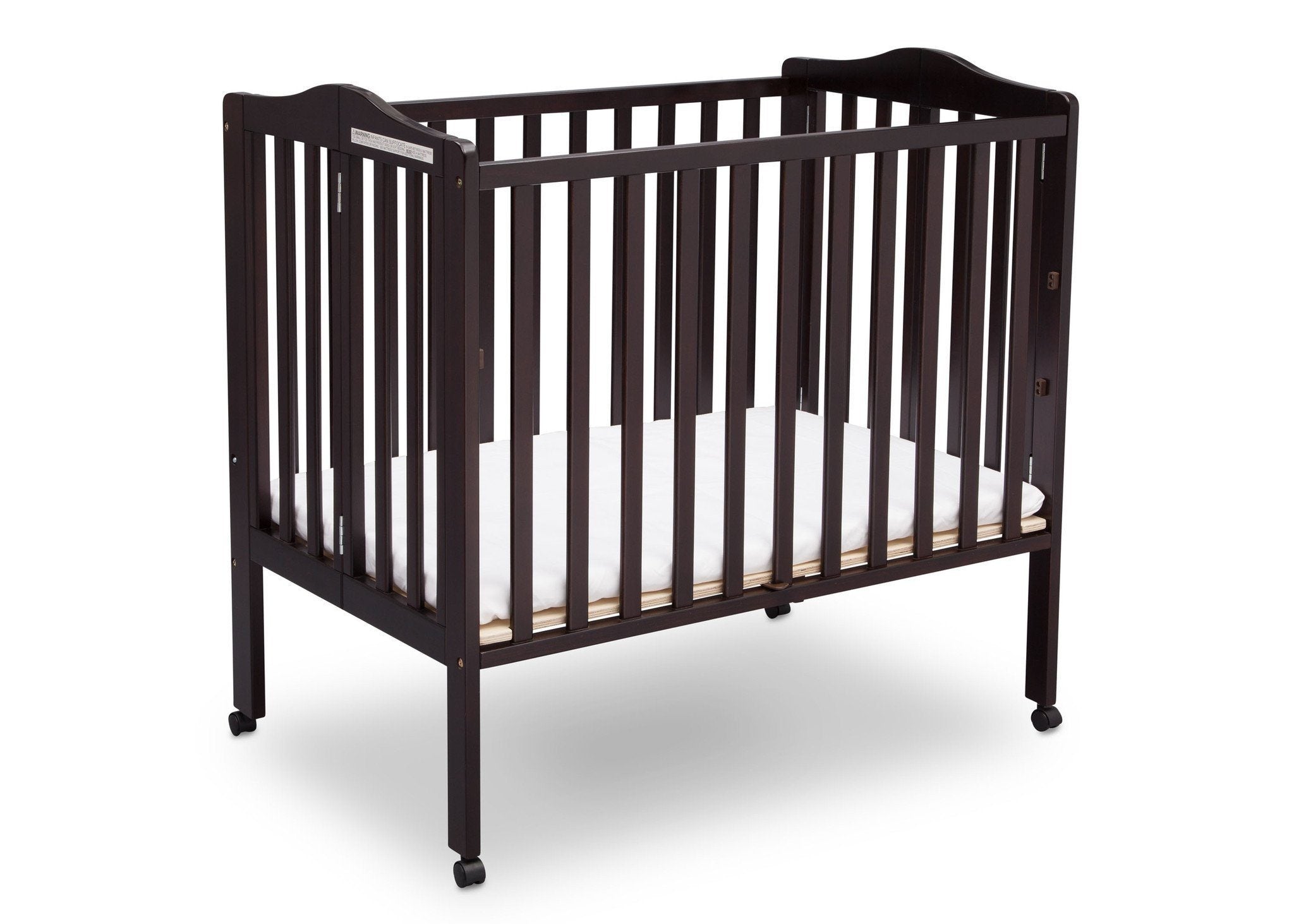 Portable Folding Crib with Mattress - Lightweight Travel Baby Bed for Home & Nursery | Perfect for Travel, Camping & Grandparents' House