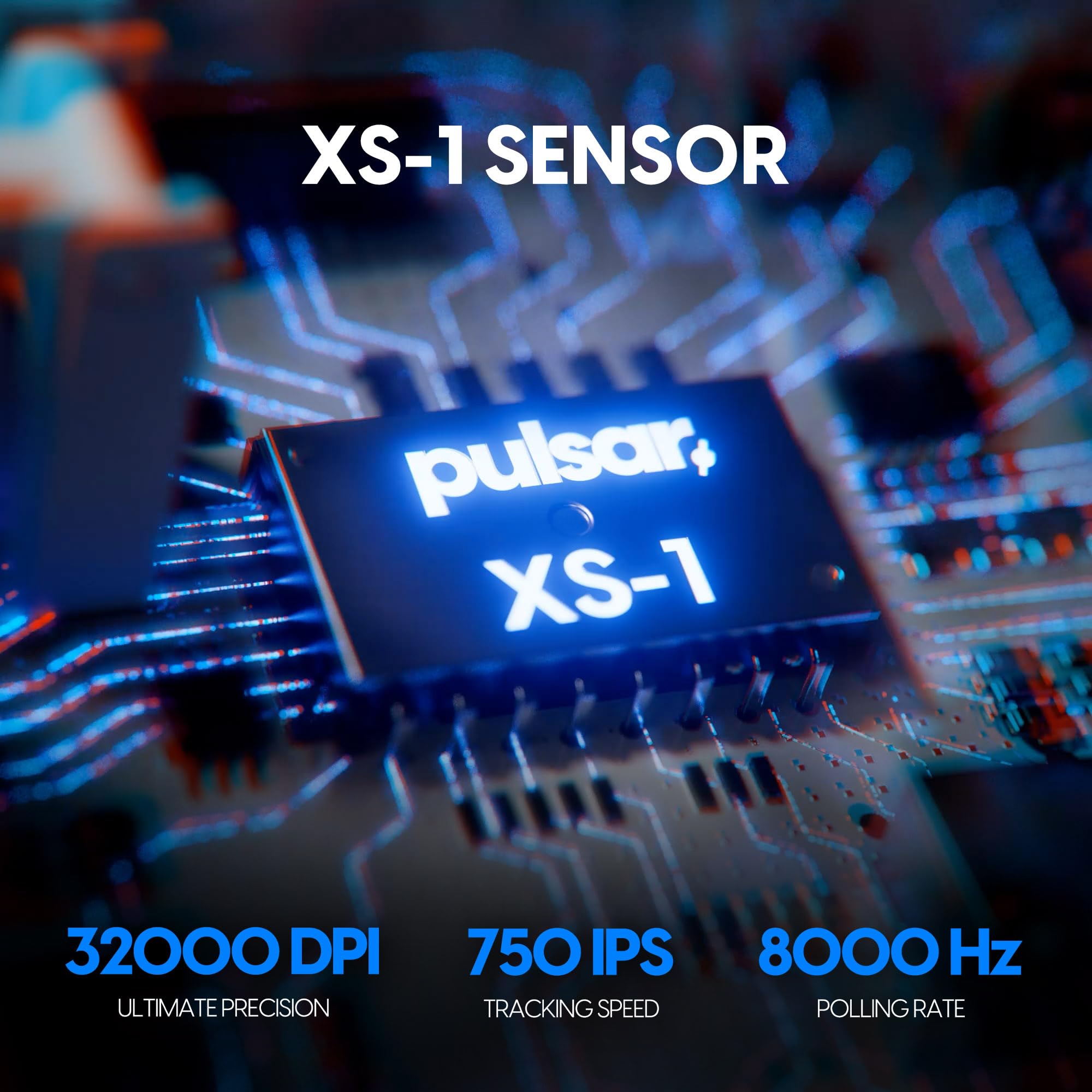 Pulsar X3 Wireless Gaming Mouse - Ultra Lightweight 50g, Hybrid Ergonomic Design, 32000 DPI Optical Sensor, 750 IPS Speed, 8K Polling Compatible (Mini Size, White) - Perfect for FPS, MOBA & Esports Gaming